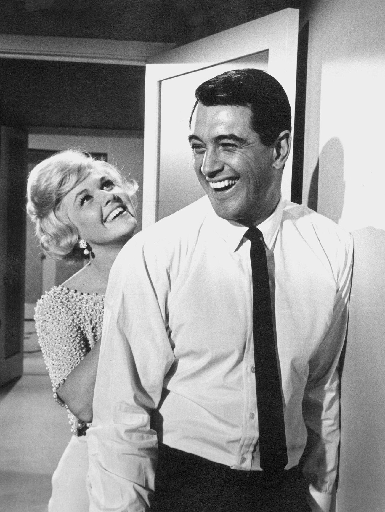 Doris Day And Rock Hudson In 'Lover Come Back', 1960.