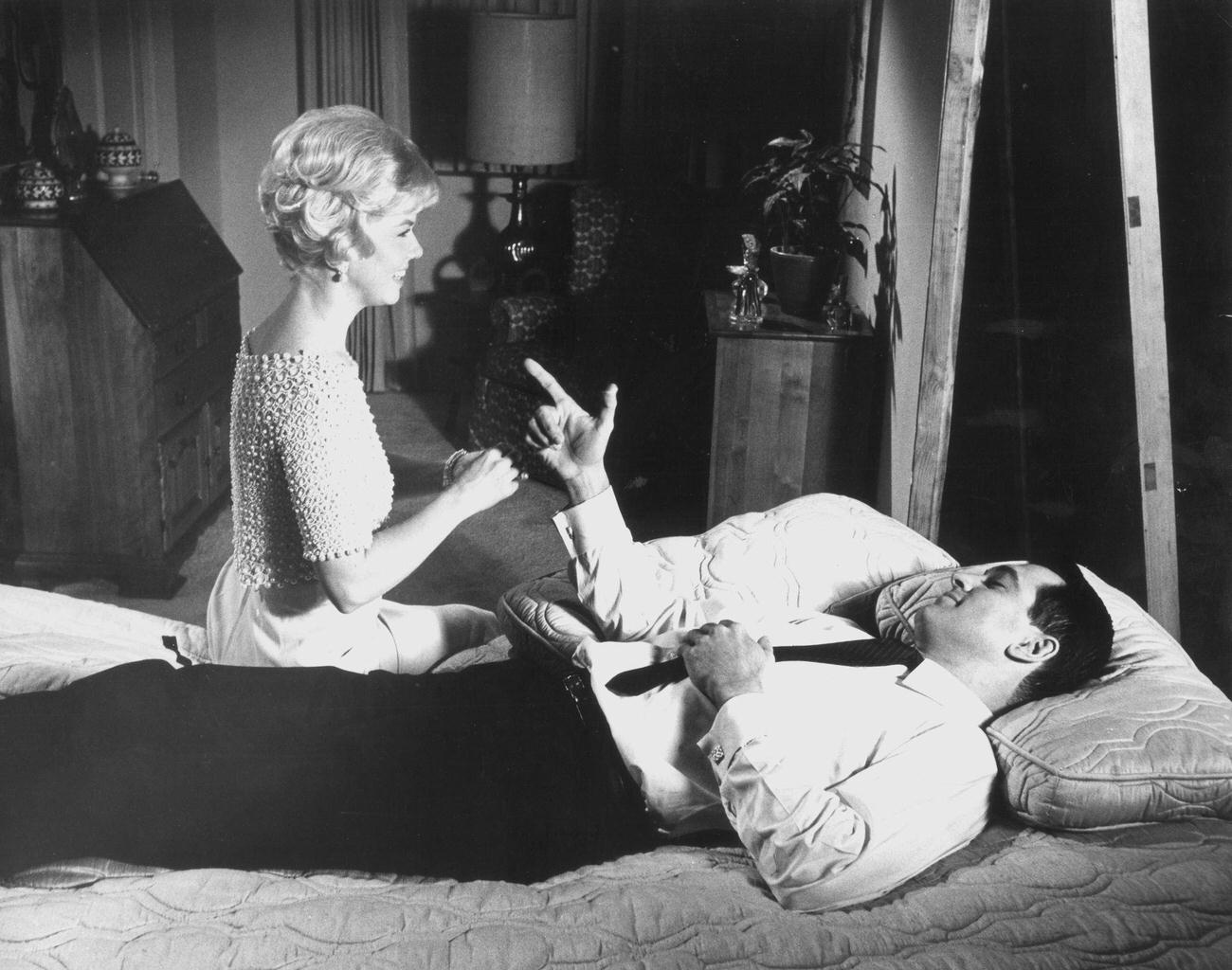 Doris Day And Rock Hudson In 'Lover Come Back', 1960.