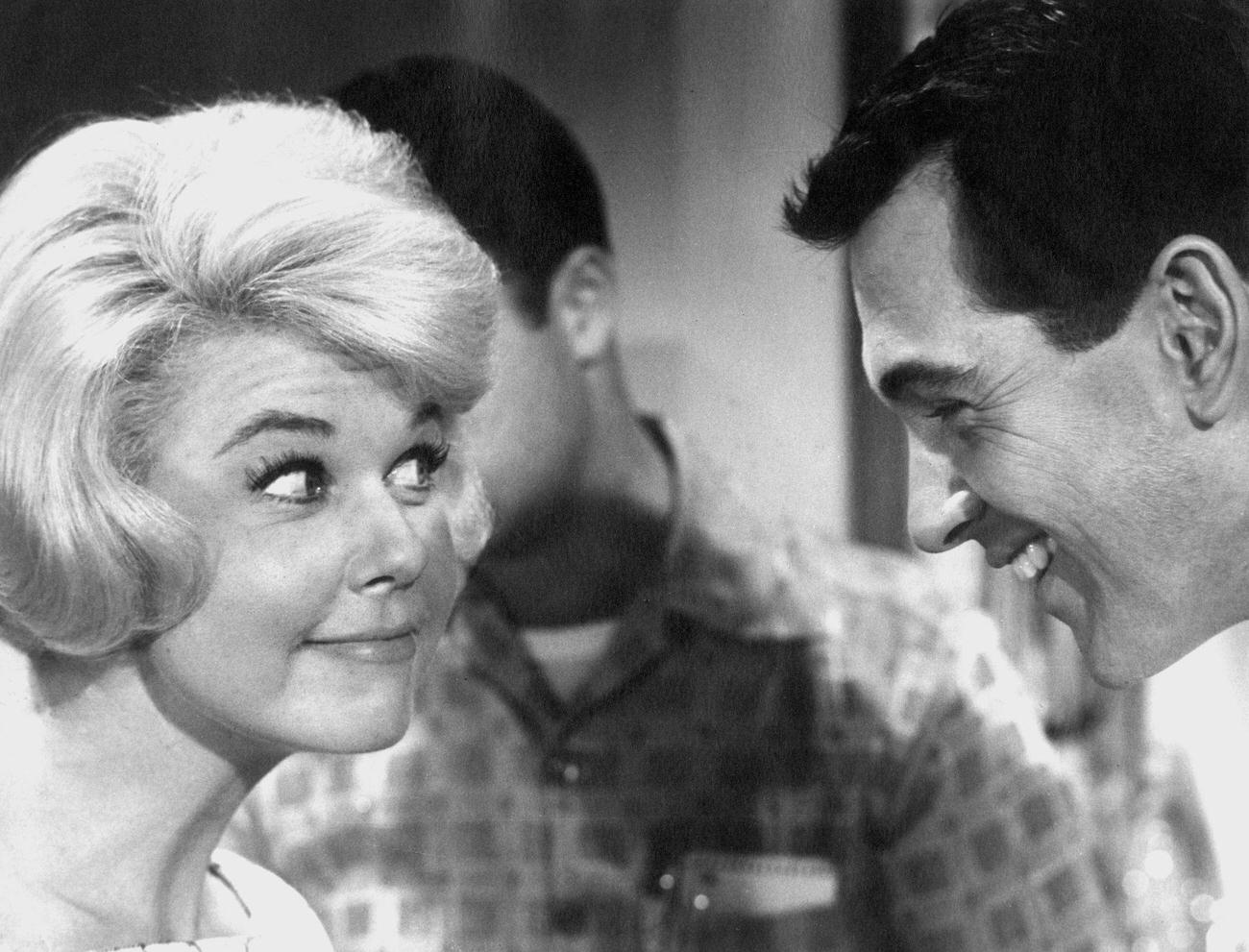 Doris Day And Rock Hudson In 'Lover Come Back', 1960.