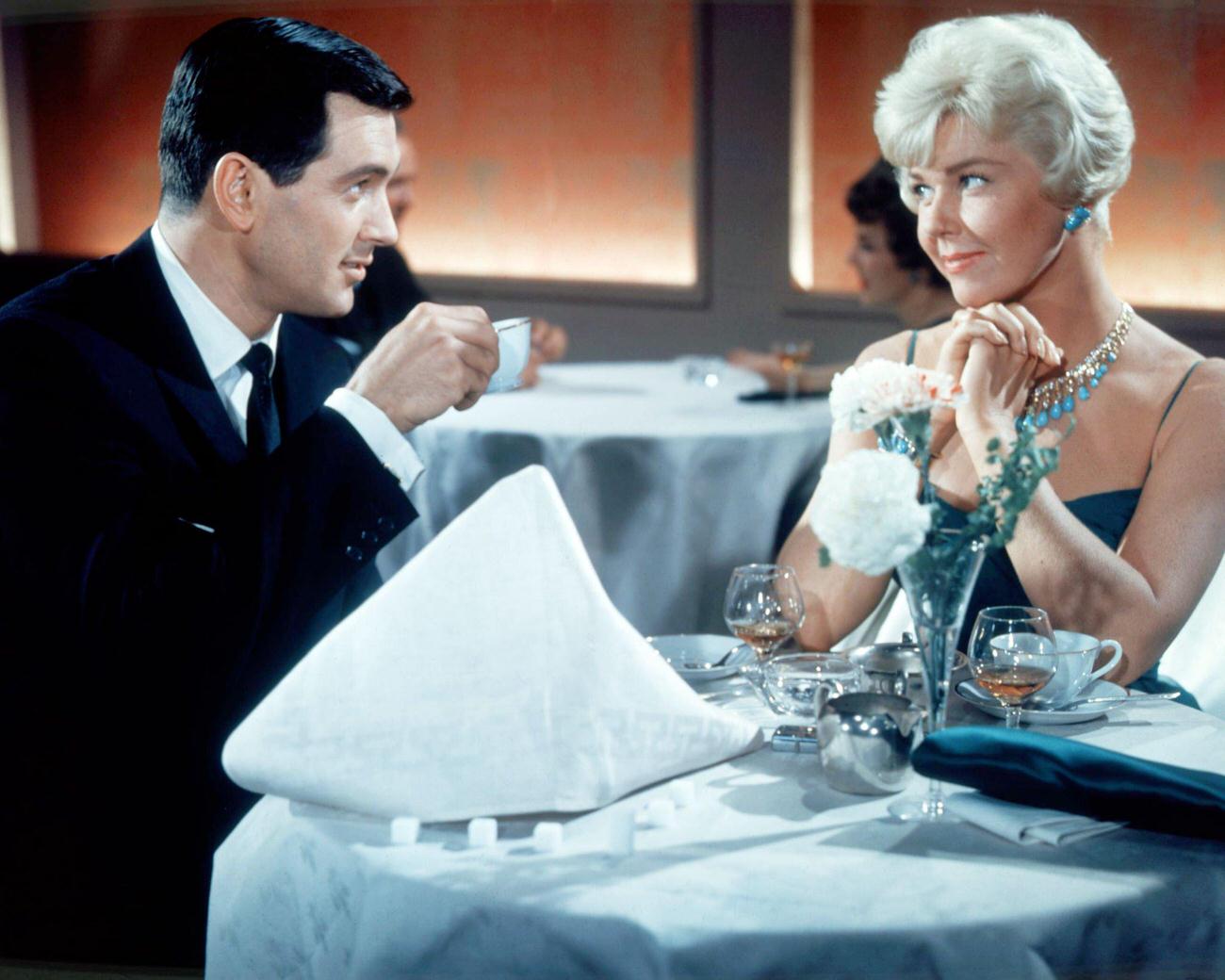 Rock Hudson As Brad Allen And Doris Day As Jan Morrow In 'Pillow Talk', 1959.