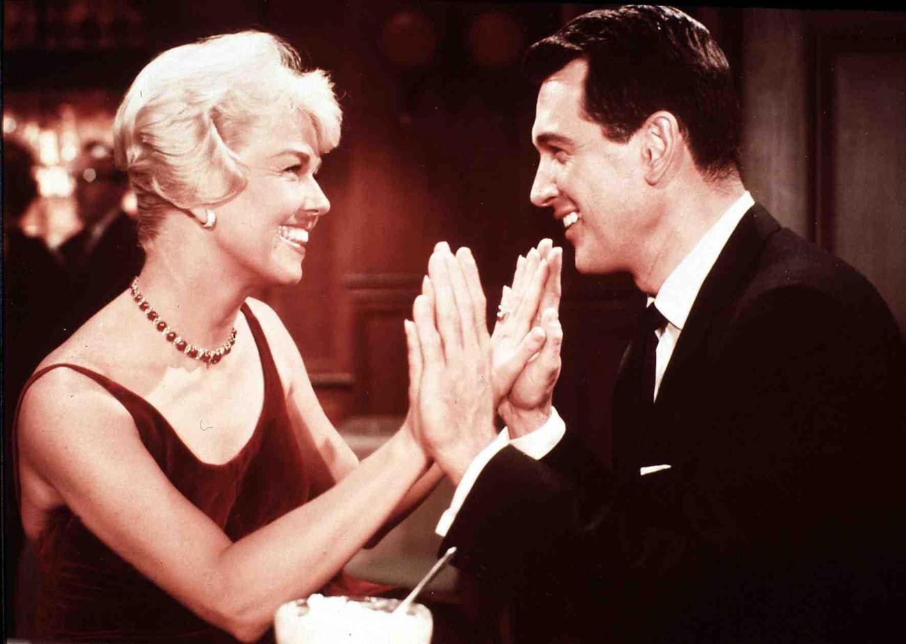 Doris Day And Rock Hudson In 'Pillow Talk', 1959.