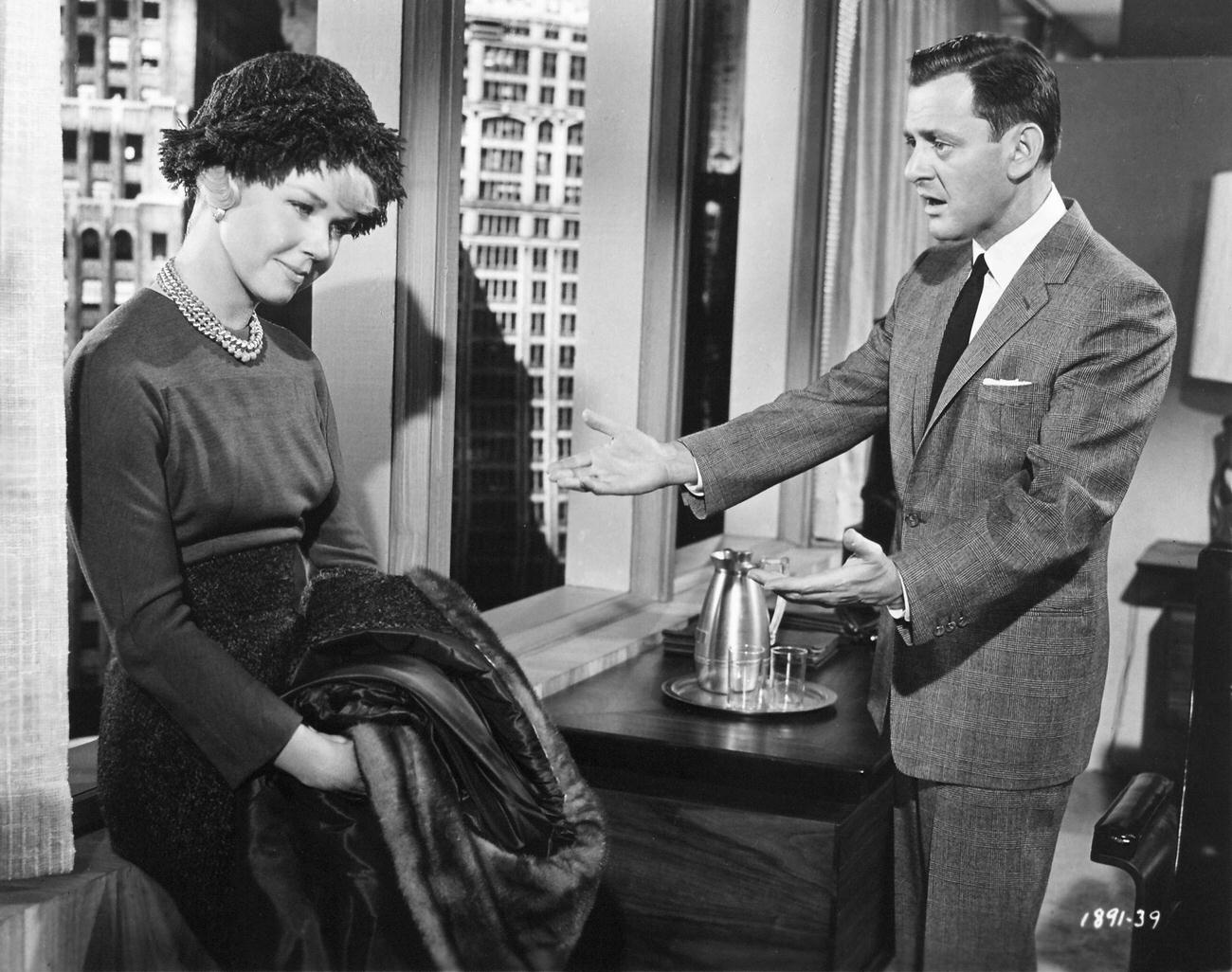 Doris Day And Rock Hudson In 'Pillow Talk', 1959.