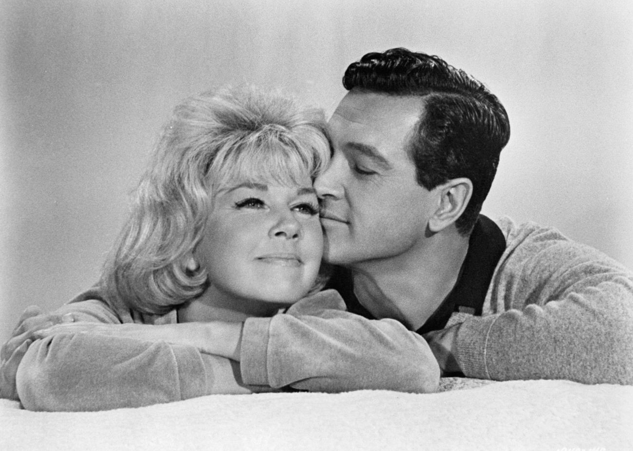 Rock Hudson And Doris Day In 'Send Me No Flowers', 1964.