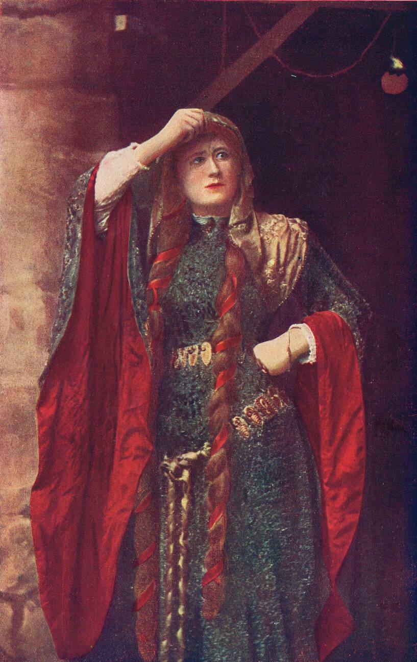 Ellen Terry Portraying Lady Macbeth, 1906.