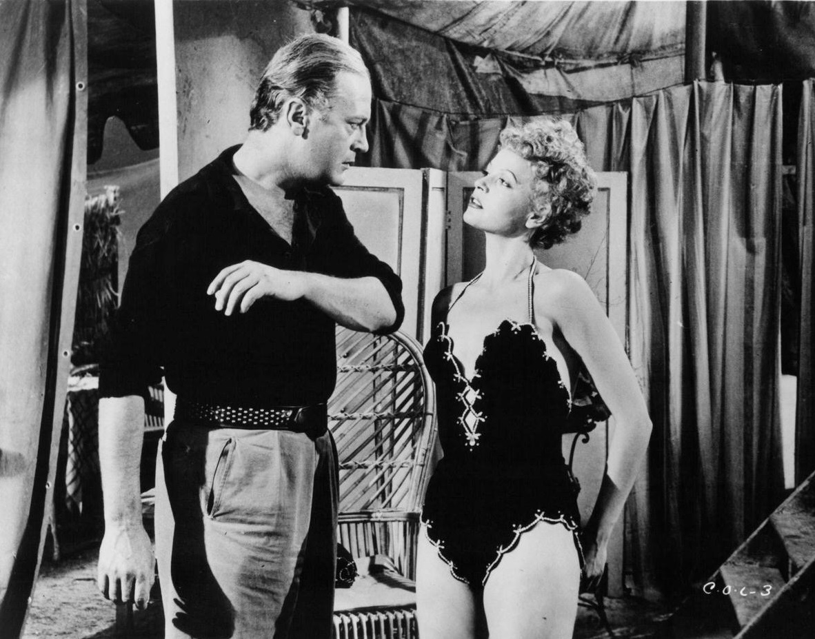 Curd Jurgens And Eva Bartok In 'Circus Of Love', 1954.