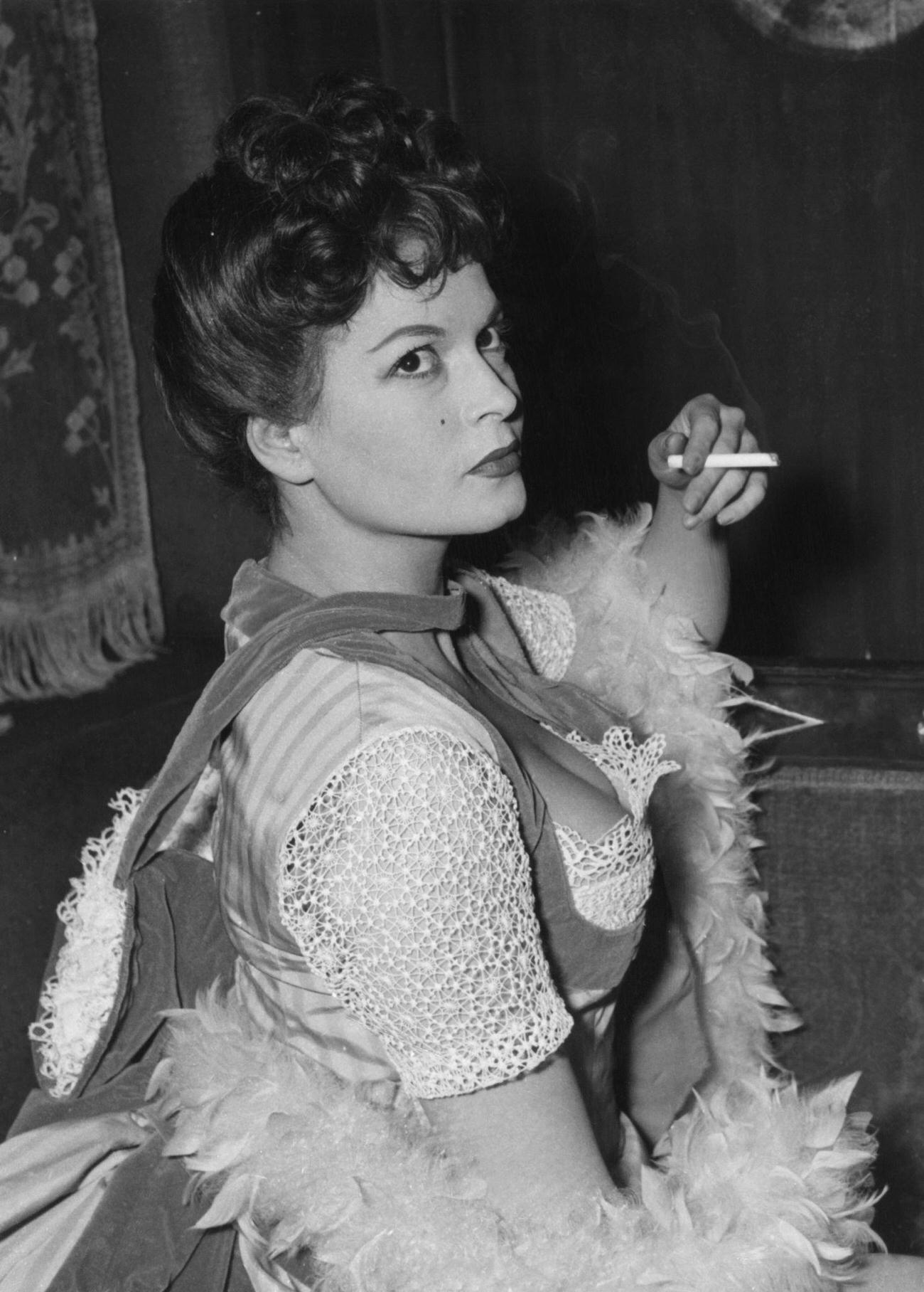 Eva Bartok In 'The Lovers', Edinburgh, February 21, 1955.