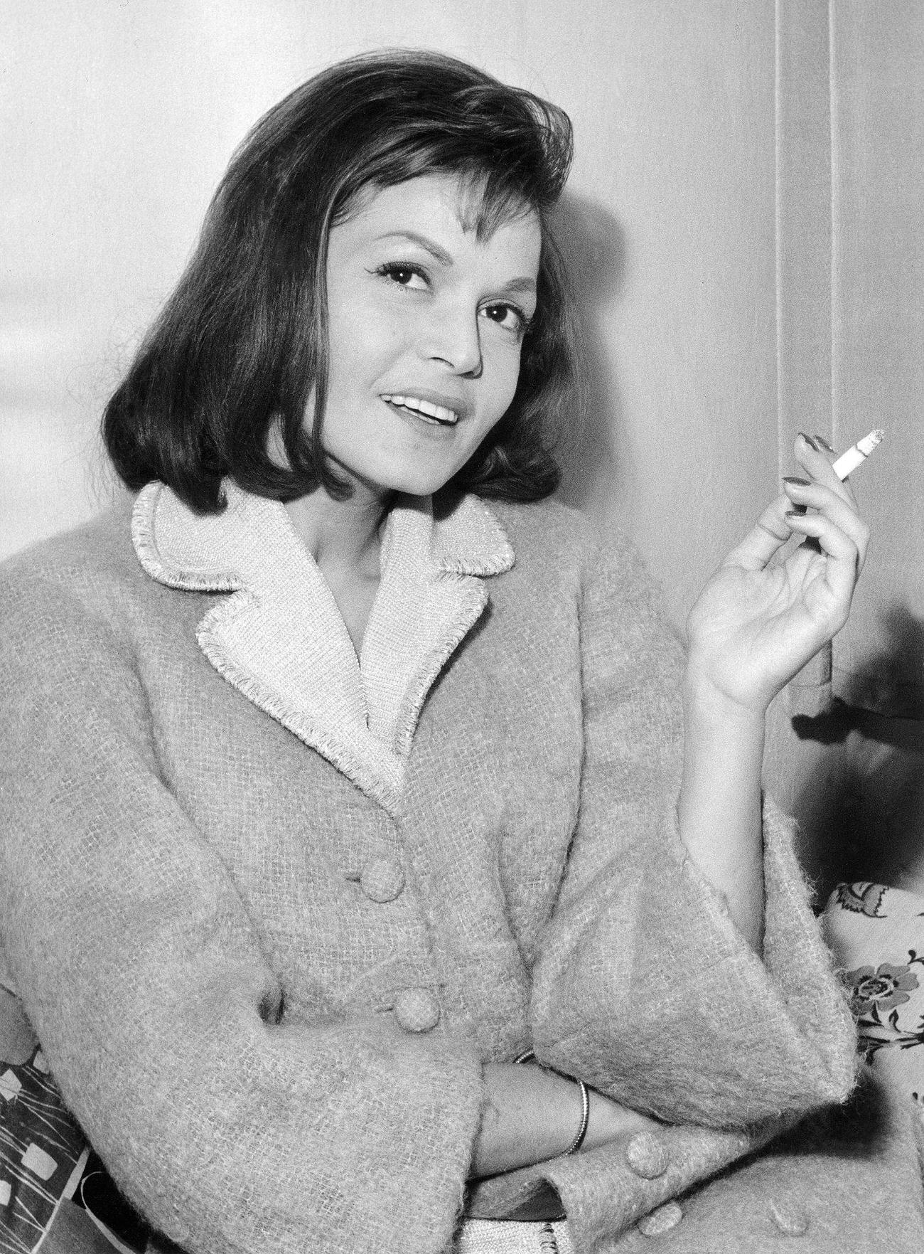 Eva Bartok Portrait, 1961.