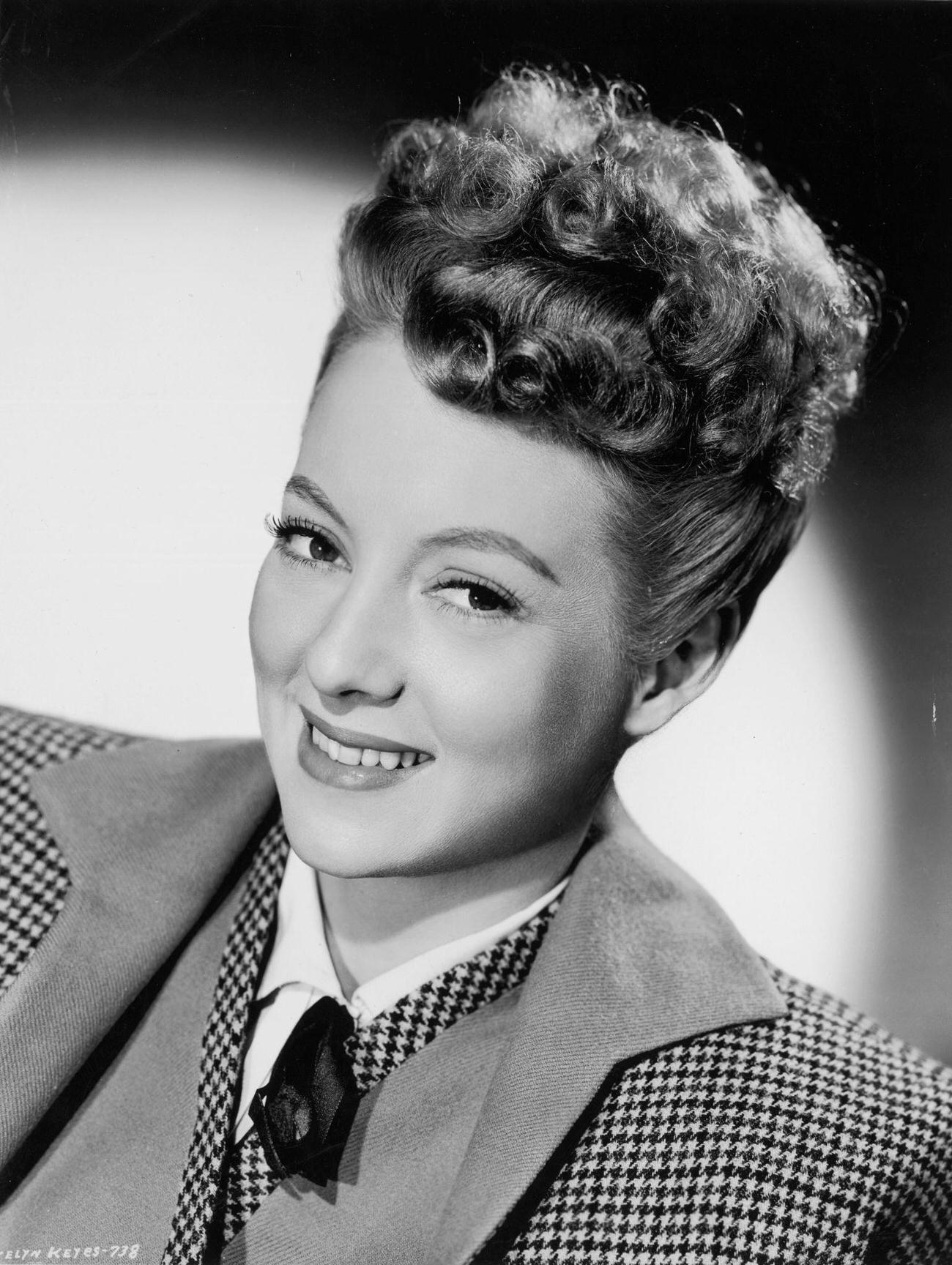 Hollywood Film Actress Evelyn Keyes, 1940.