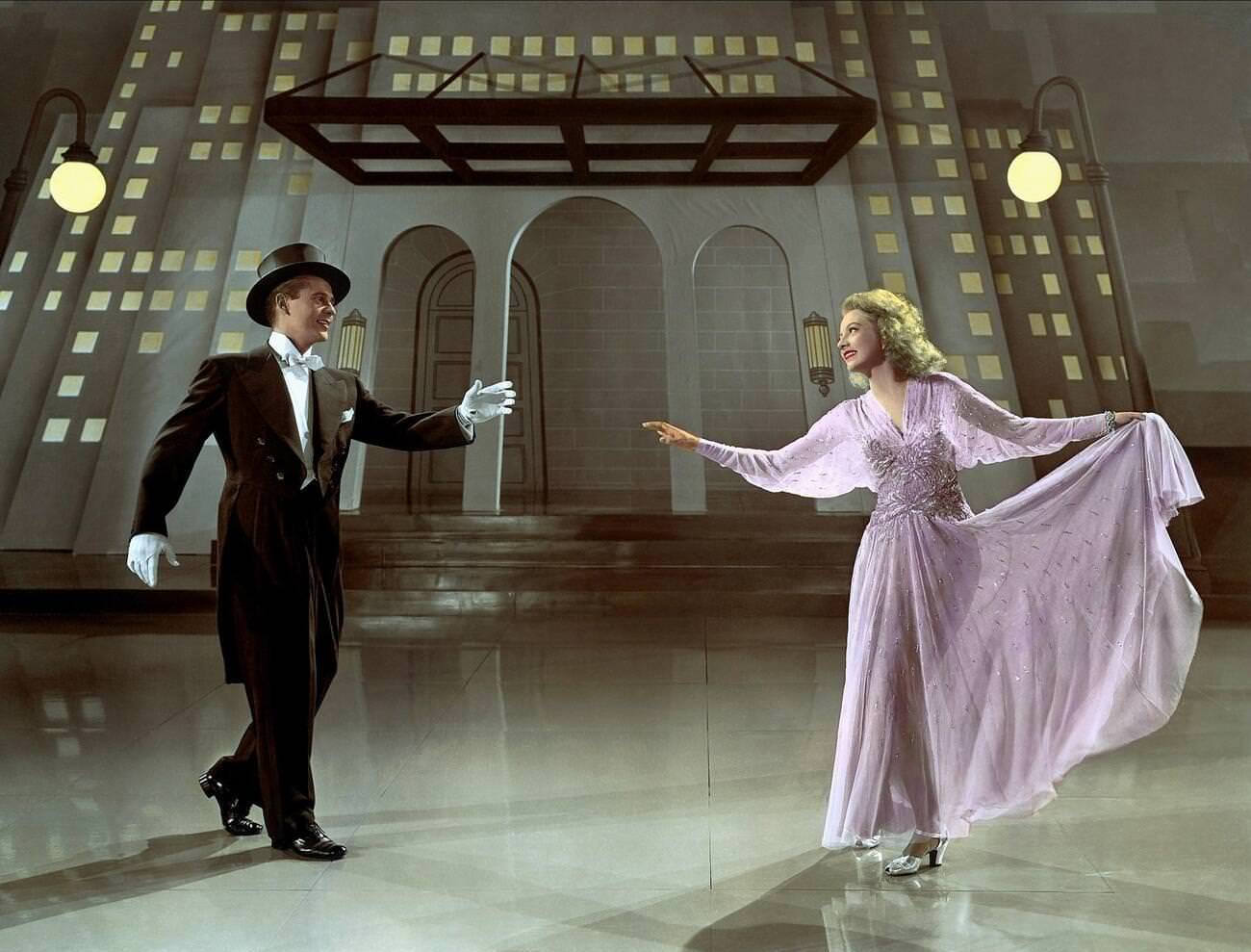 Larry Parks And Evelyn Keyes In 'The Jolson Story', 1946.