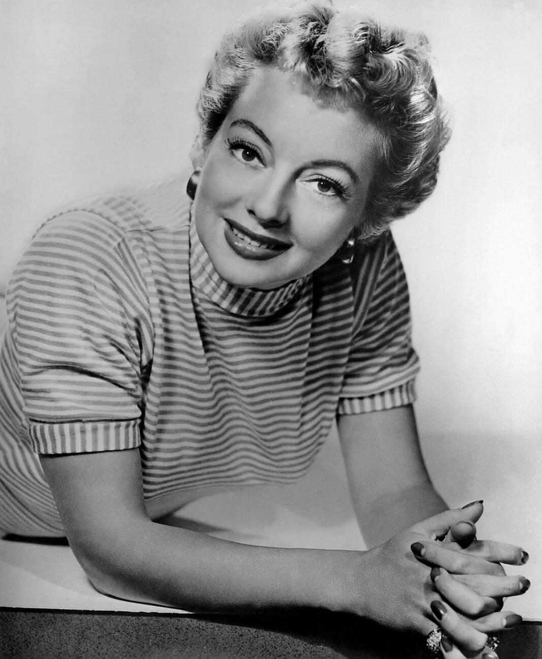 Evelyn Keyes, Actress, May 1, 1955.