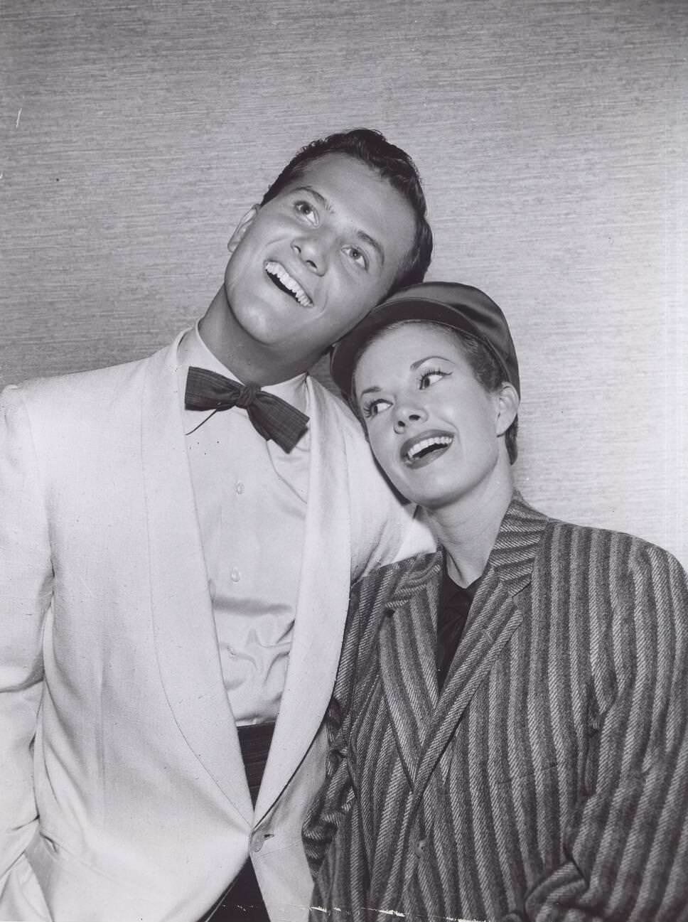 Pat Boone And Gale Storm In 'Oh! Susanna', 1956.