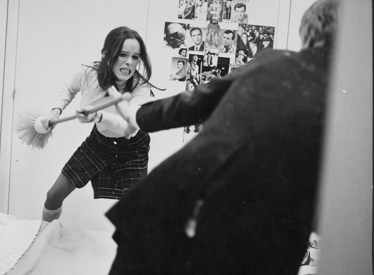 Geraldine Chaplin In &Amp;Quot;Honeycomb&Amp;Quot;, 1969.