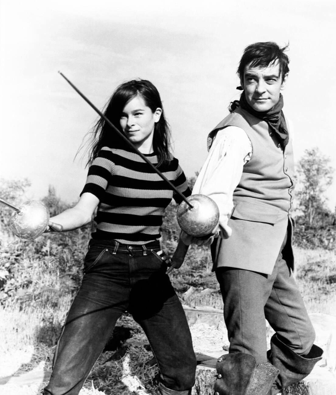 Geraldine Chaplin And Richard Johnson In &Amp;Quot;The Amorous Adventures Of Moll Flanders&Amp;Quot;, 1965.