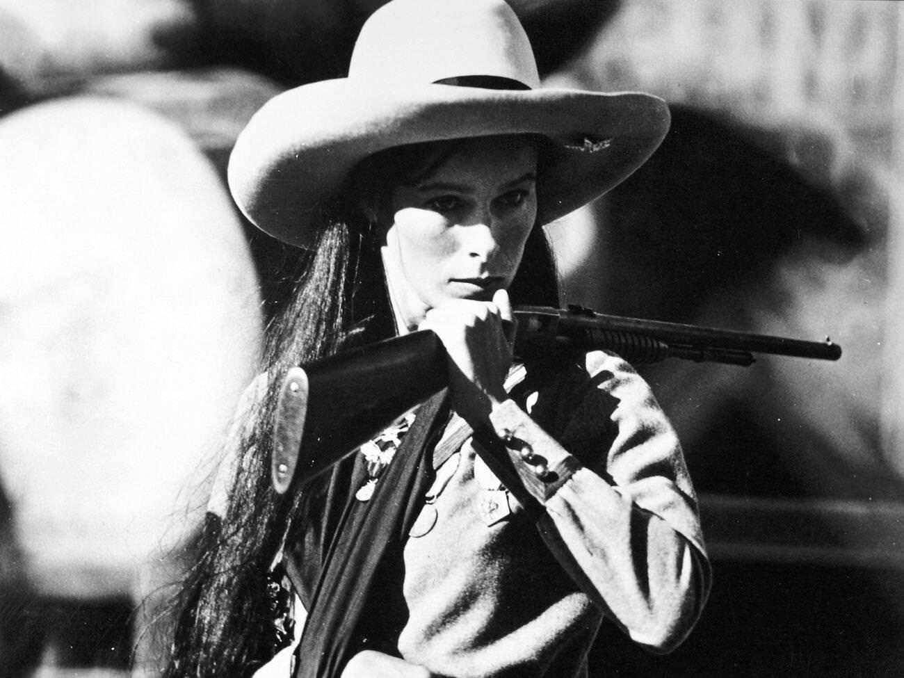 Geraldine Chaplin In &Amp;Quot;Buffalo Bill And The Indians, Or Sitting Bull'S History Lesson&Amp;Quot;, 1976.
