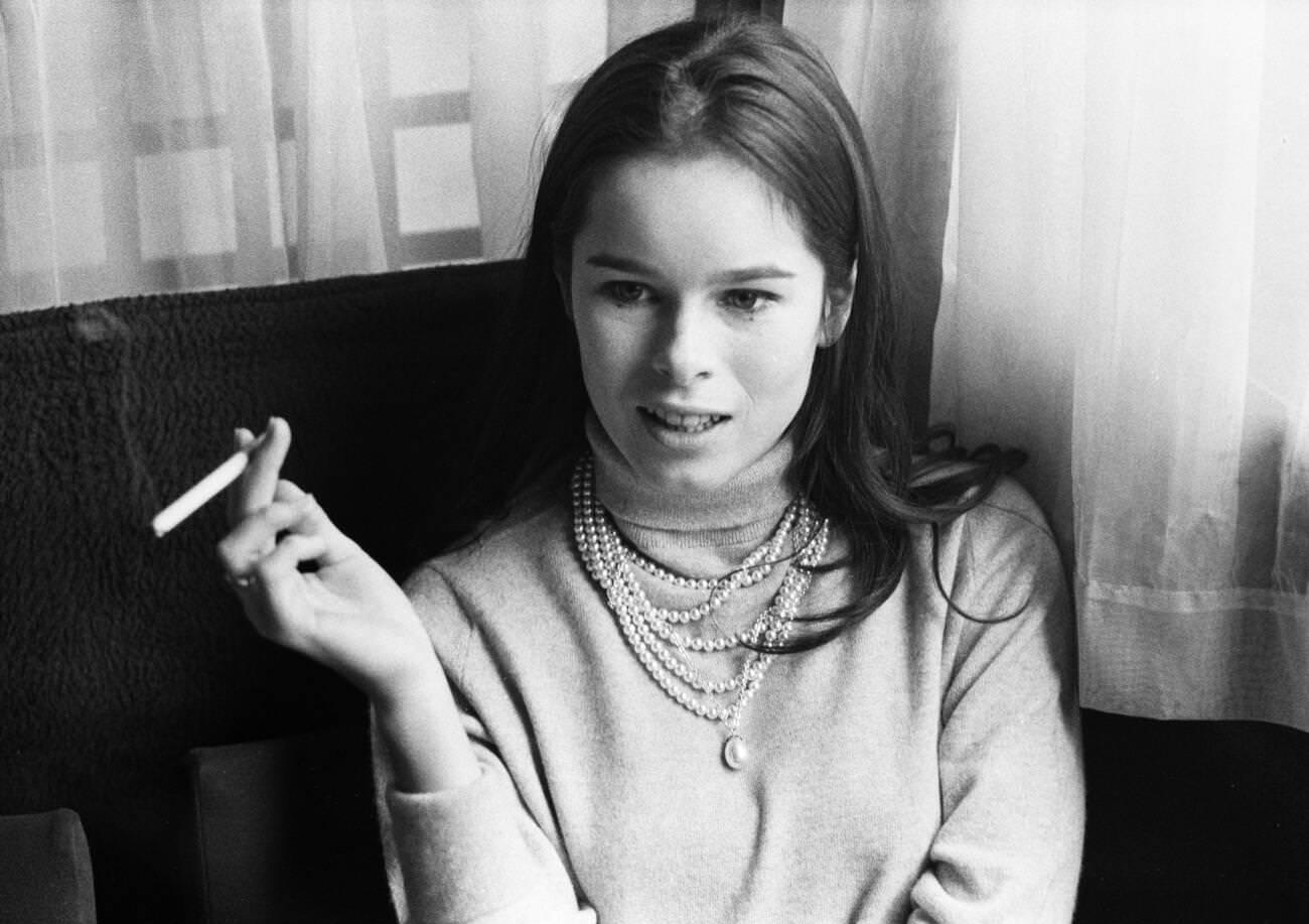Geraldine Chaplin In London, January 1965.
