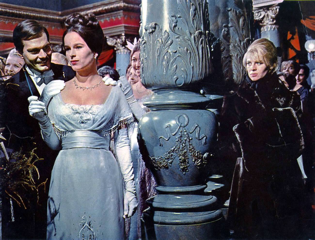 Geraldine Chaplin With Omar Sharif In &Amp;Quot;Doctor Zhivago&Amp;Quot;, 1965.