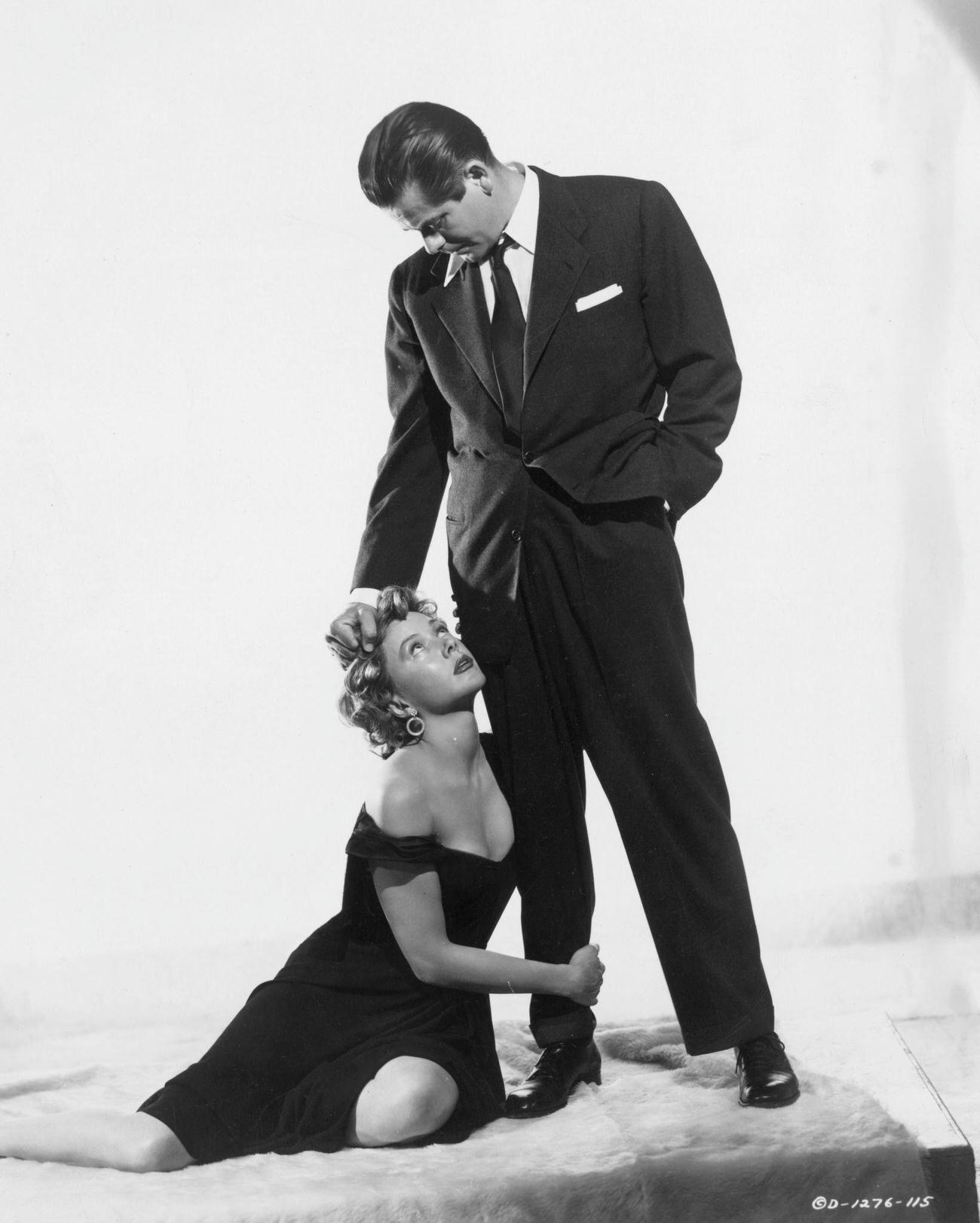 Gloria Grahame And Glenn Ford In 'The Big Heat', 1953.