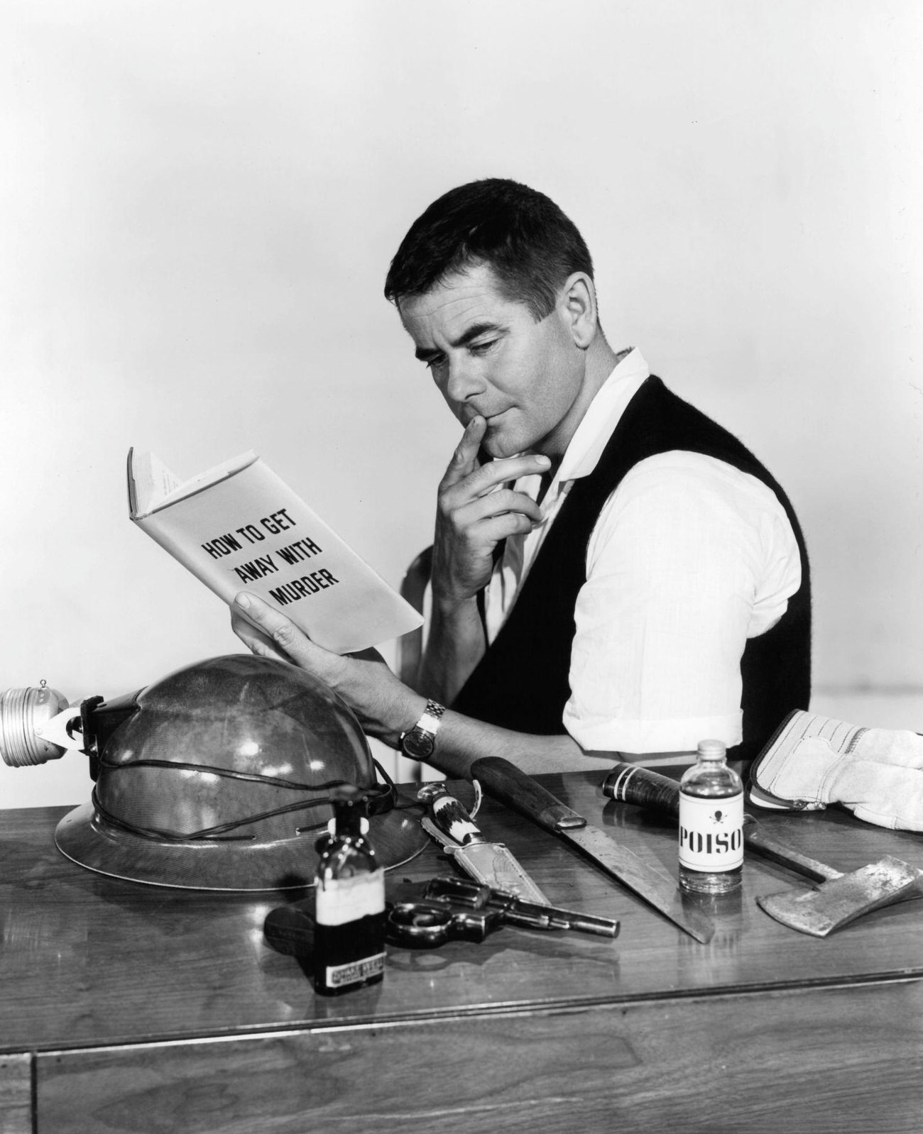 Glenn Ford In A Publicity Portrait For 'The Gazebo', 1959.