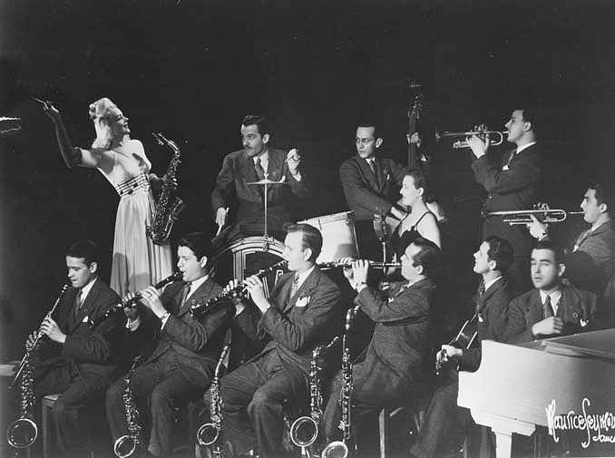 Mary Marshal And Her Band At Club Zanzibar, Chicago, Illinois, Circa 1940.