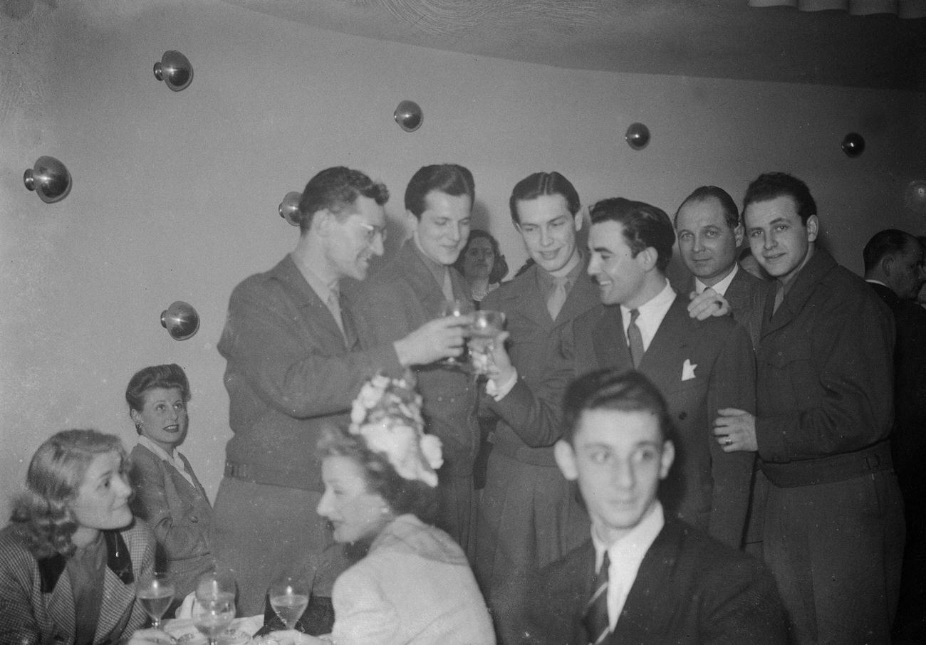 Trombone Performance At Stuyvesant Casino, New York, Ca.1945.