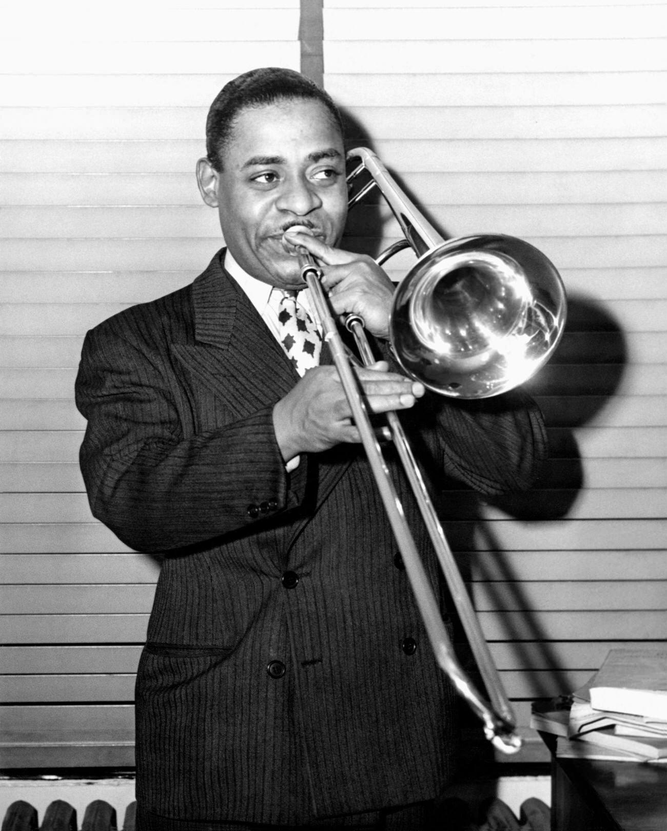 Member Of The Duke Ellington Orchestra, Tricky Sam Nanton, Circa 1945.