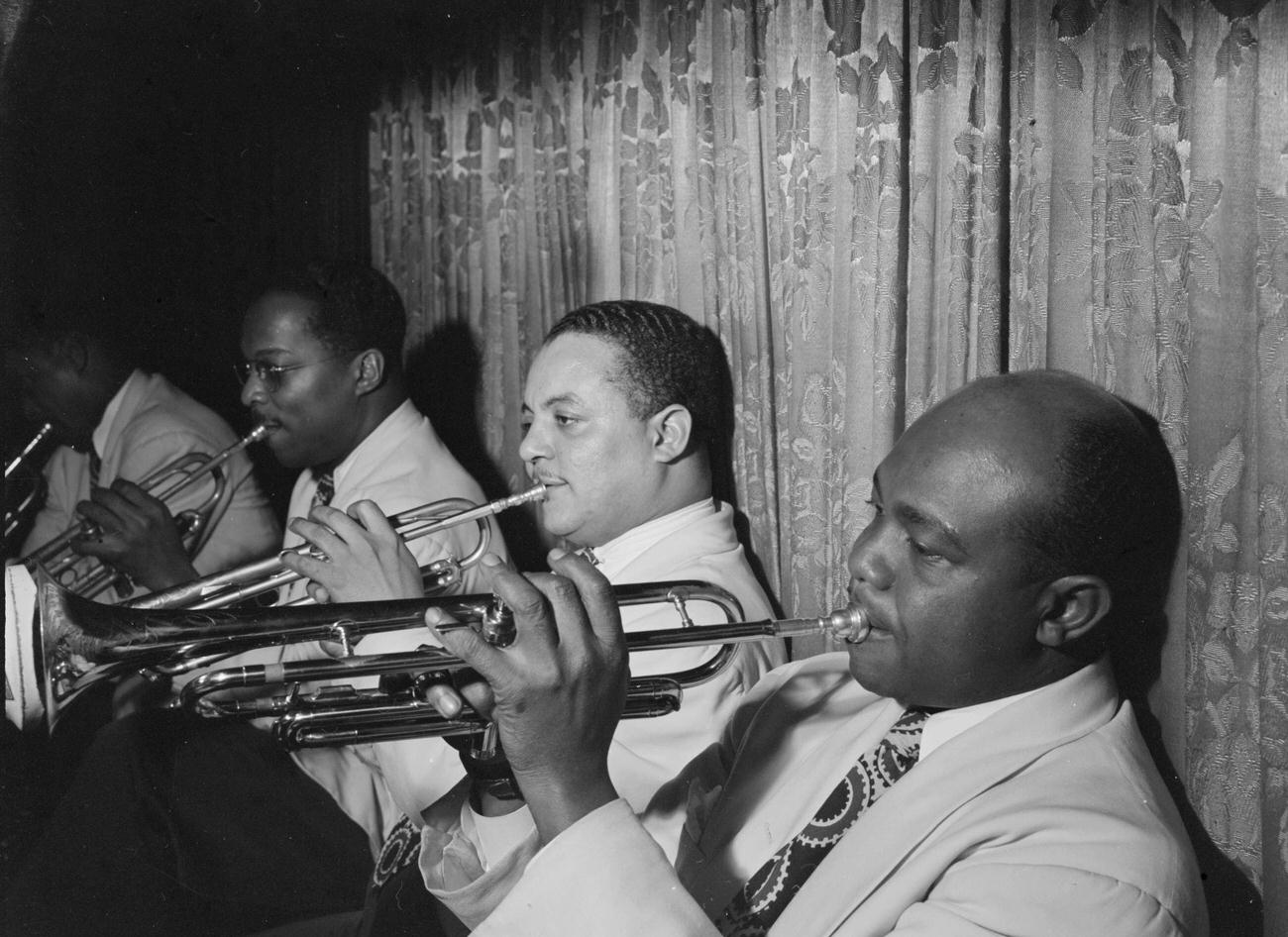 Franc Williams, Harold Baker, And Cat Anderson At The Aquarium, New York, N.y., Circa November 1946.