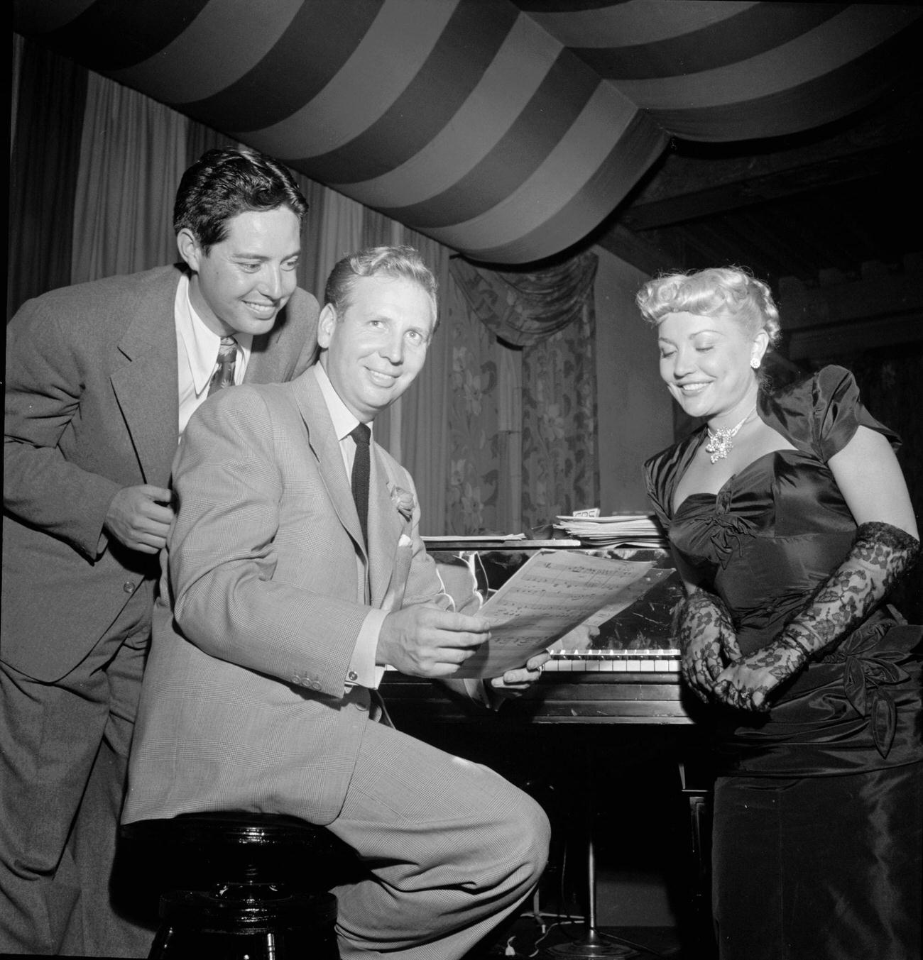 Skitch Henderson And Andy Russell At Eddie Condon'S, 1947.