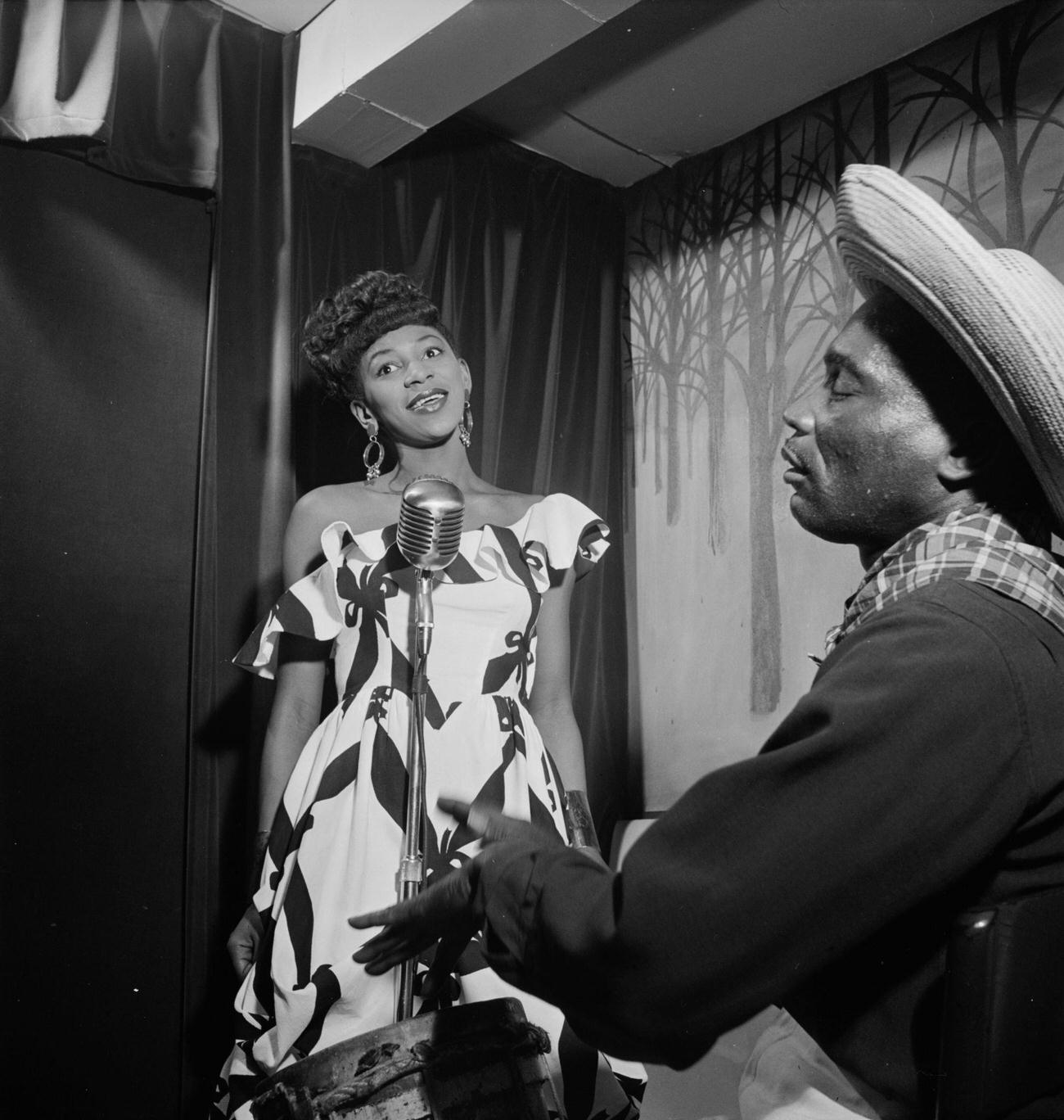 Josephine Premice At Village Vanguard, New York, N.y., Circa July 1947.