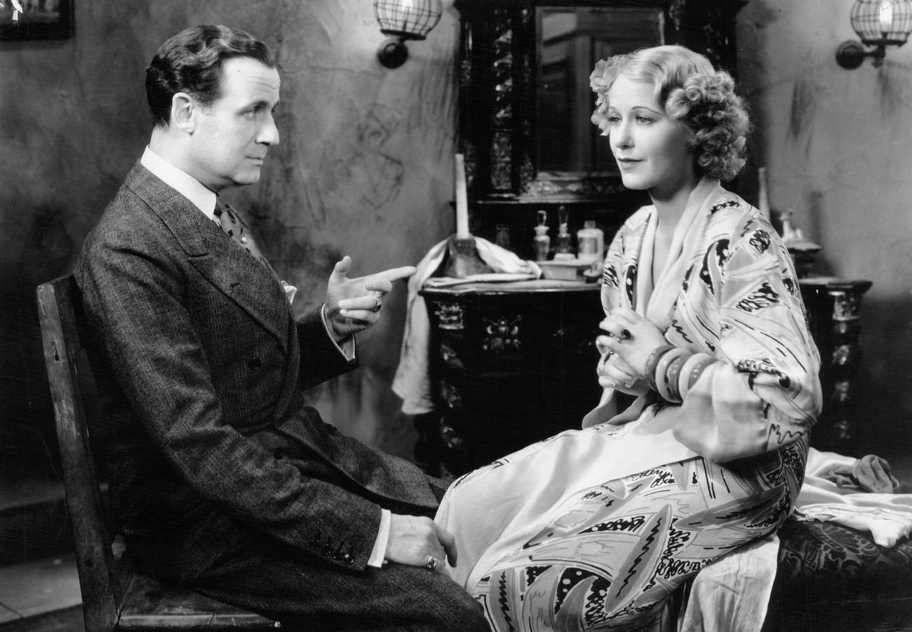 Tullio Carminati And Grace Moore In A Scene From 'One Night Of Love,' 1934.