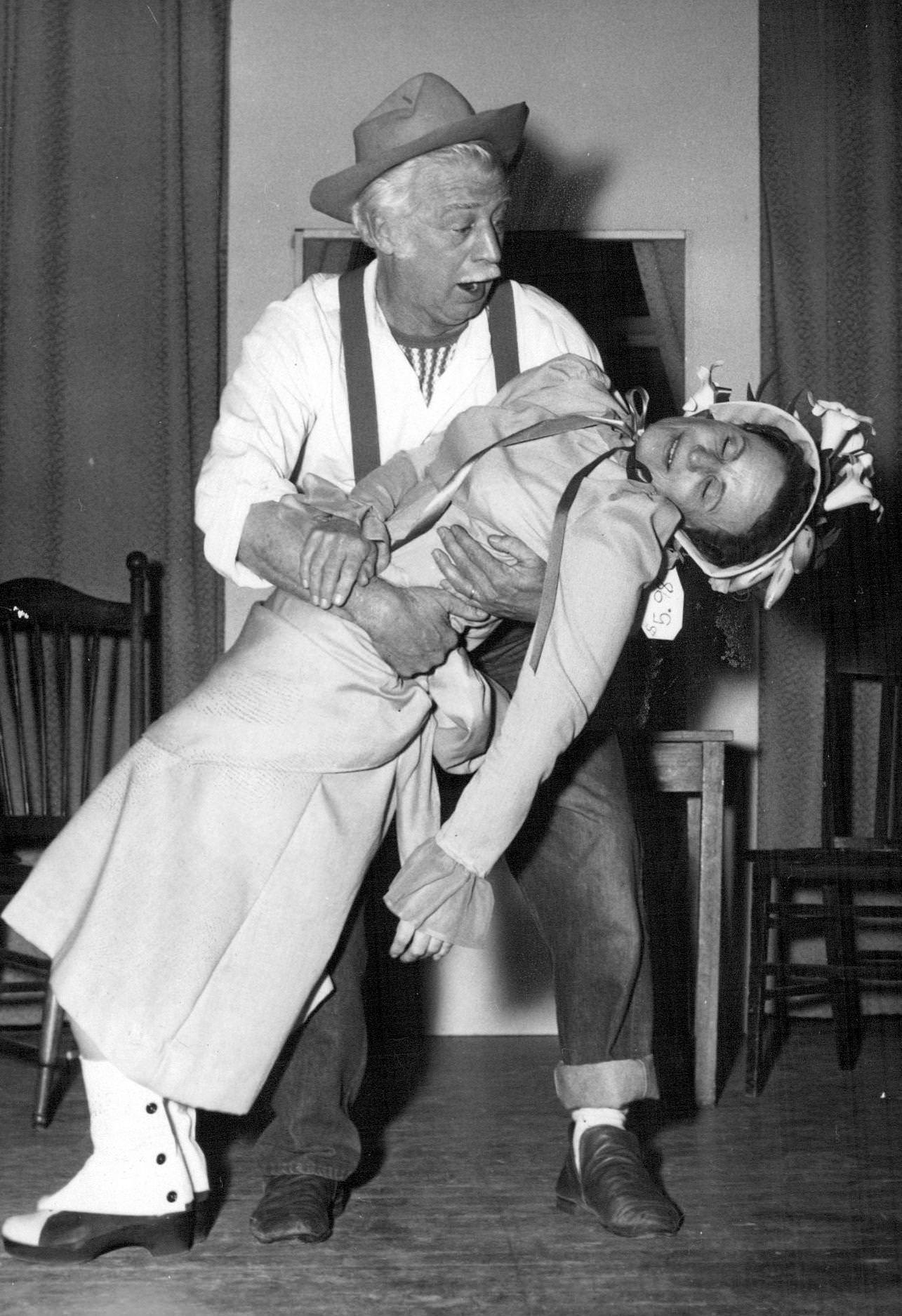 Henry Kayes And Grace Anderson In &Amp;Quot;Fanny, The Farmer'S Daughter,&Amp;Quot; Directed By Alma Kaye Moore, May 1974.