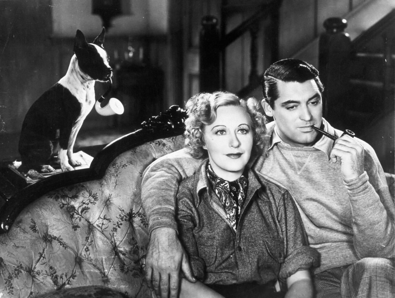 Cary Grant And Grace Moore In 'When You'Re In Love,' Directed By Robert Riskin, 1937.