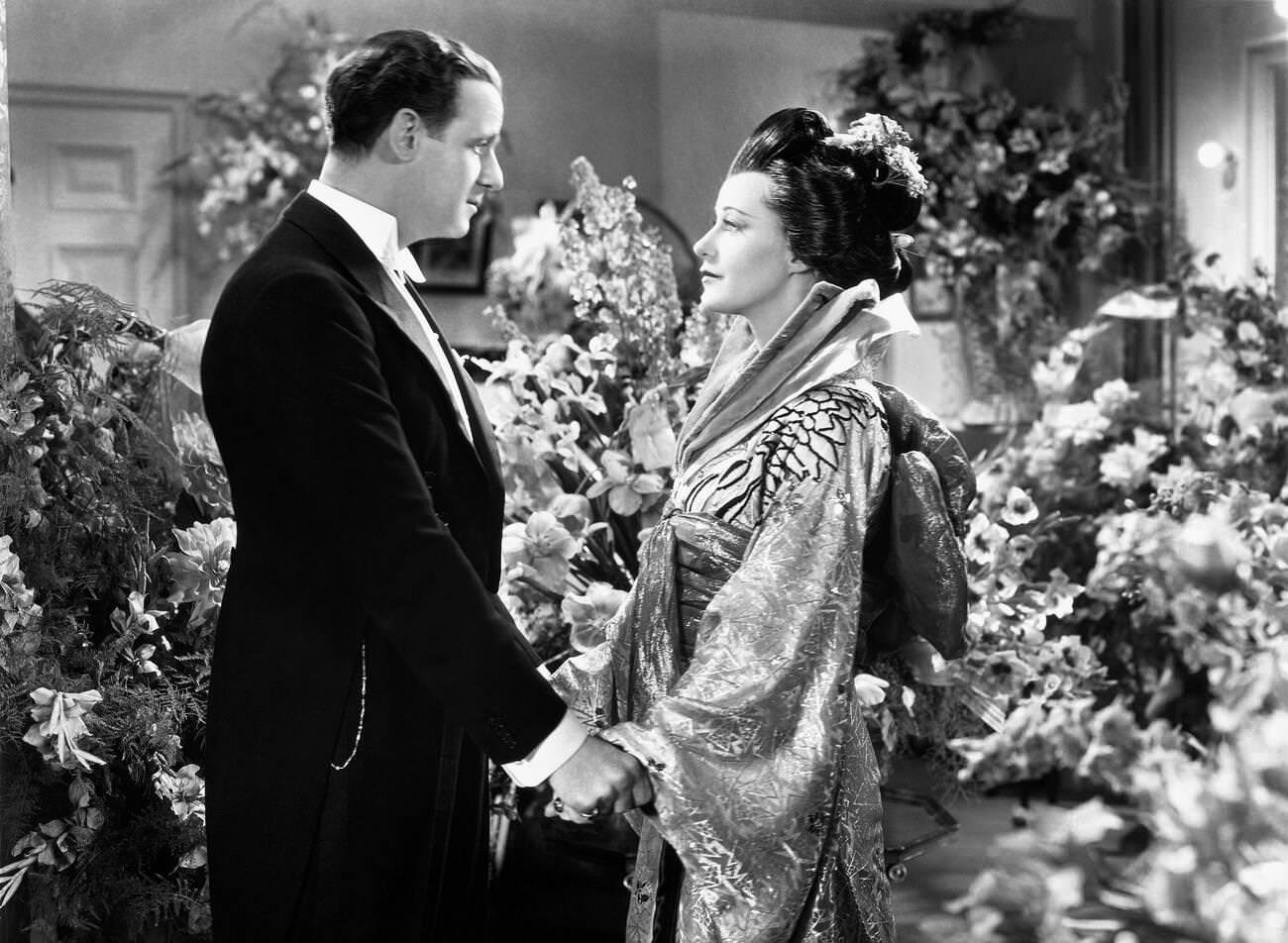 Grace Moore With Tullio Carminati In 'One Night Of Love,' 1934.