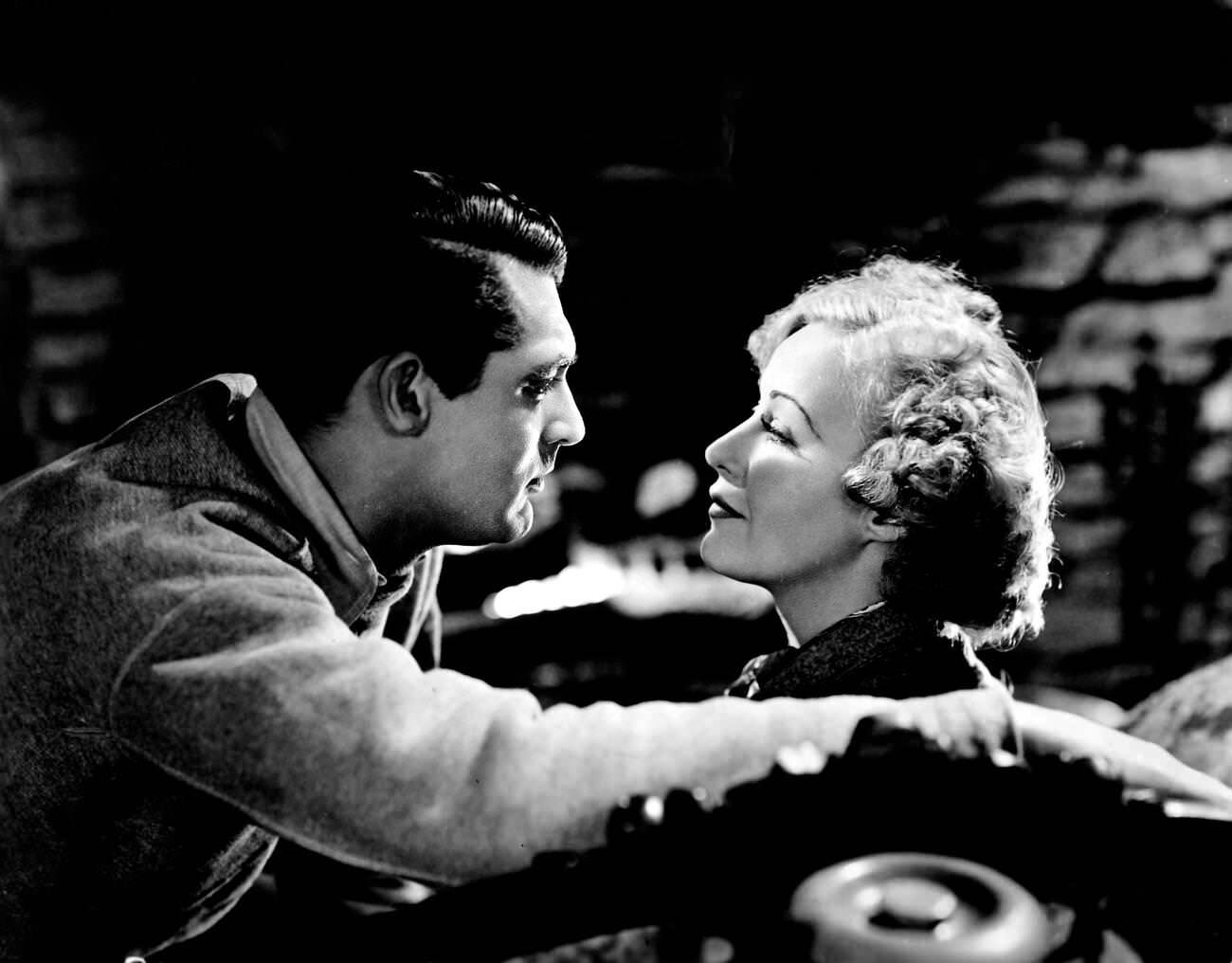 Cary Grant And Grace Moore In 'When You'Re In Love,' Directed By Robert Riskin, 1937.