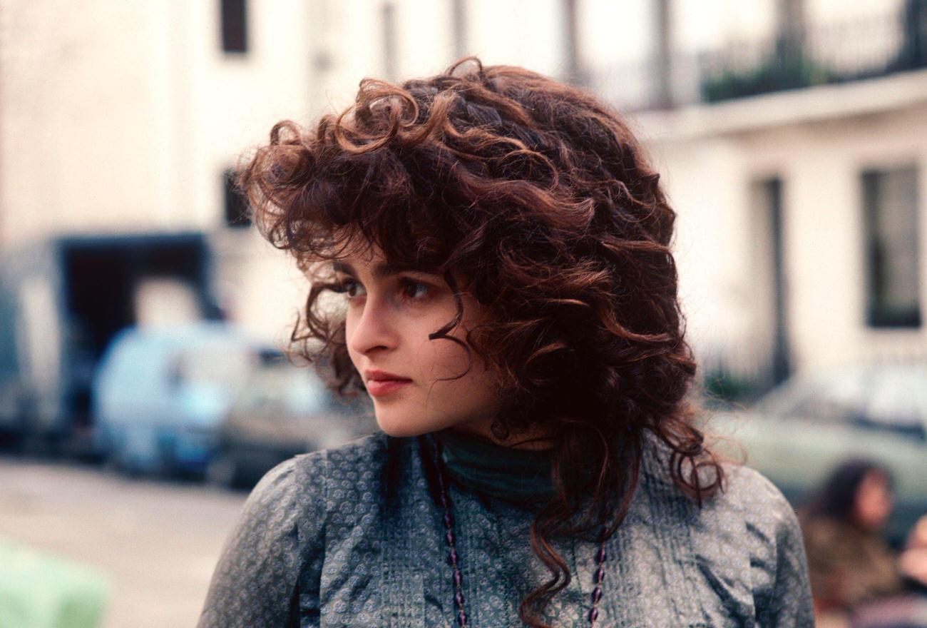Helena Bonham Carter During The Filming Of 'Howards End', London, March 1991.