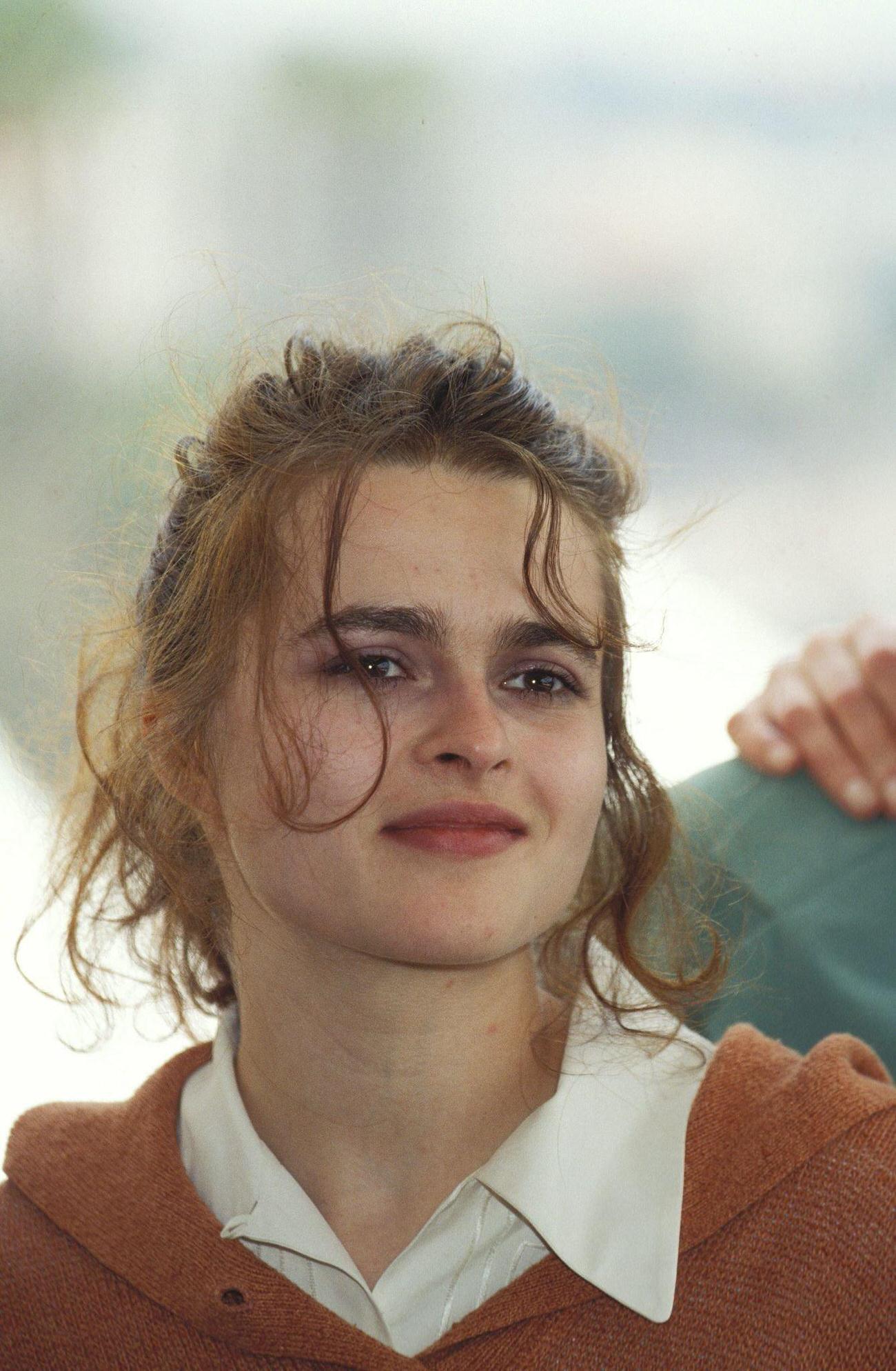 Helena Bonham Carter At Cannes Film Festival, May 10, 1992.
