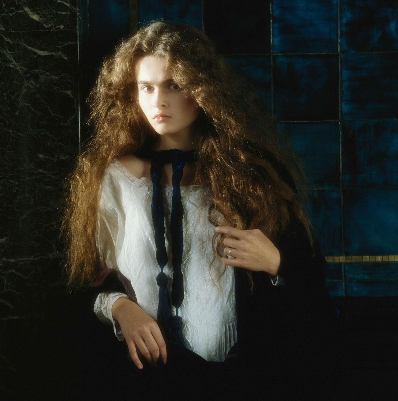 Helena Bonham Carter Portrait, Circa 1985.