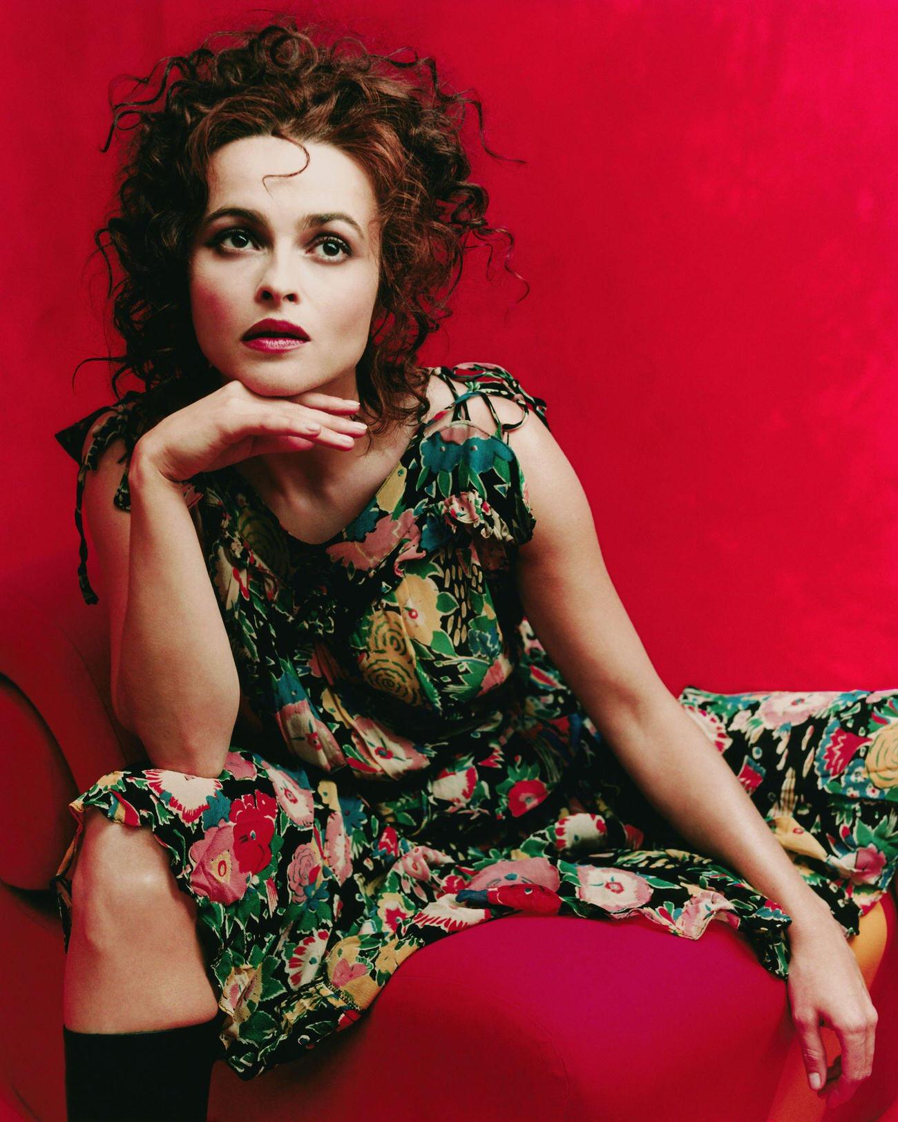 Helena Bonham Carter Portrait Session, January 18, 1998, London.