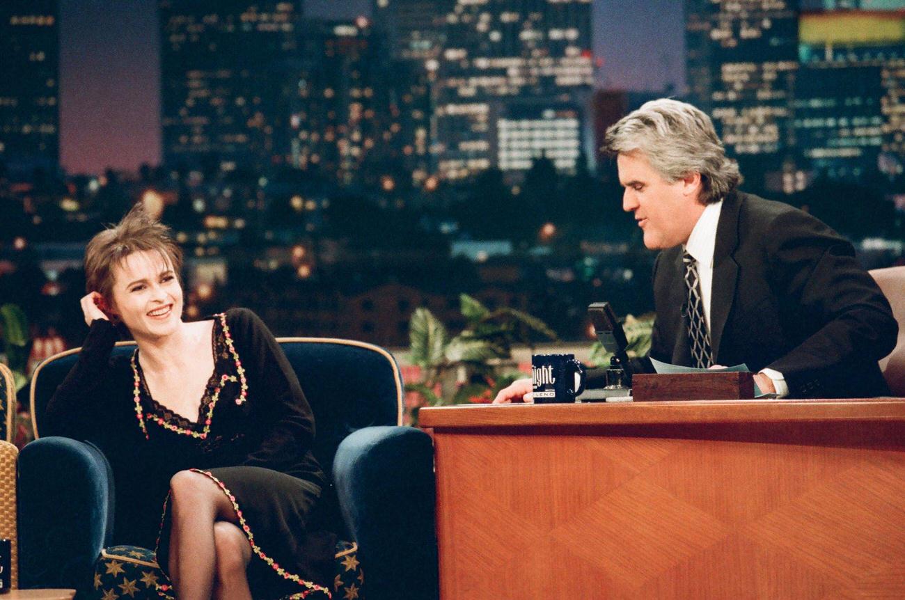 Helena Bonham Carter On The Tonight Show With Jay Leno, February 10, 1998.