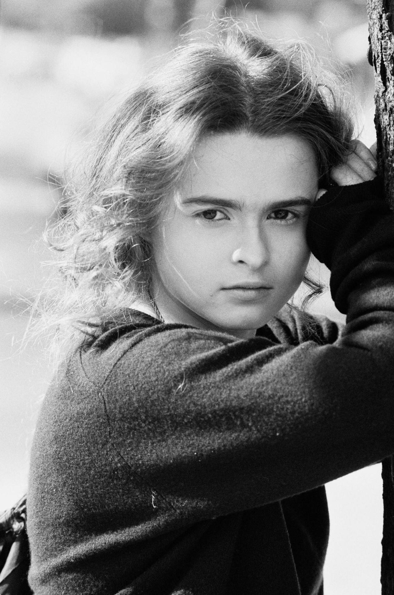 Helena Bonham Carter In The Uk, September 28, 1984.