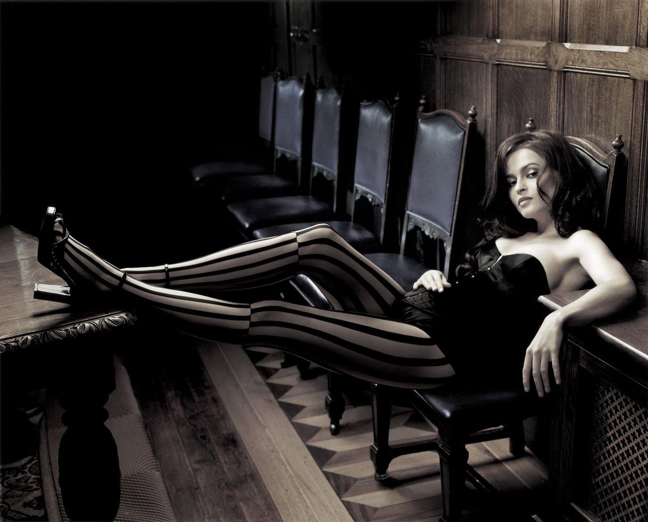 Helena Bonham Carter Portrait For Maxim Magazine, August 1, 2001, Los Angeles, California.