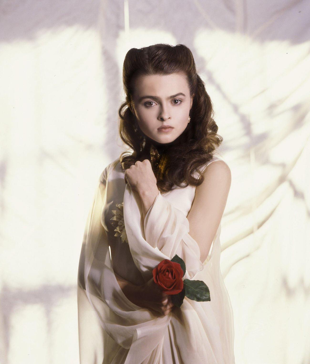 Helena Bonham Carter Poses For A Magazine In Los Angeles, 1986.