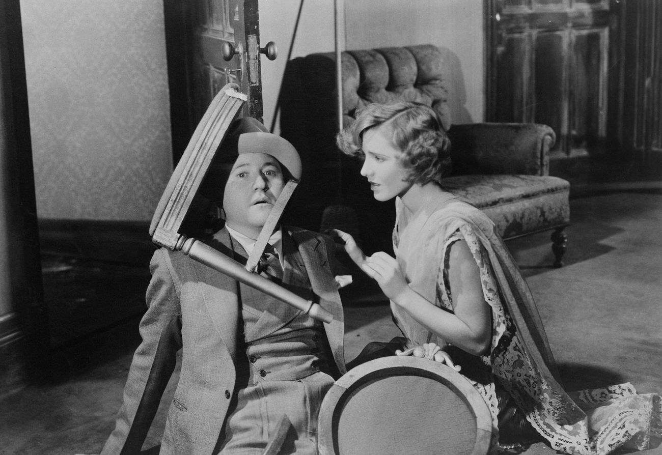 Jean Arthur With Jack Oakie In 'The Gang Buster', 1931.