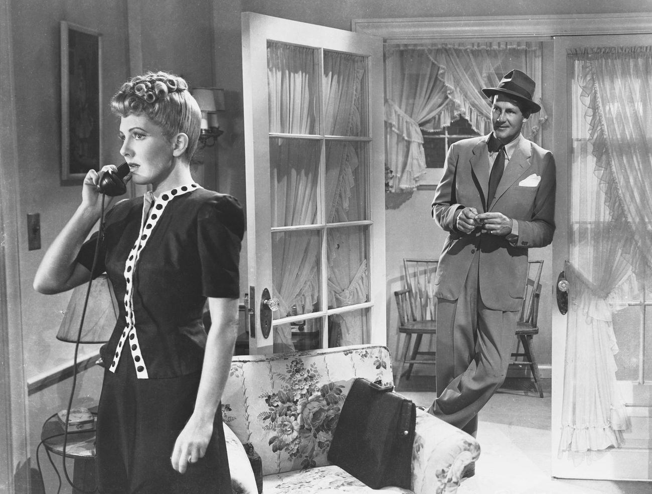 Jean Arthur In 'The More The Merrier', 1943.