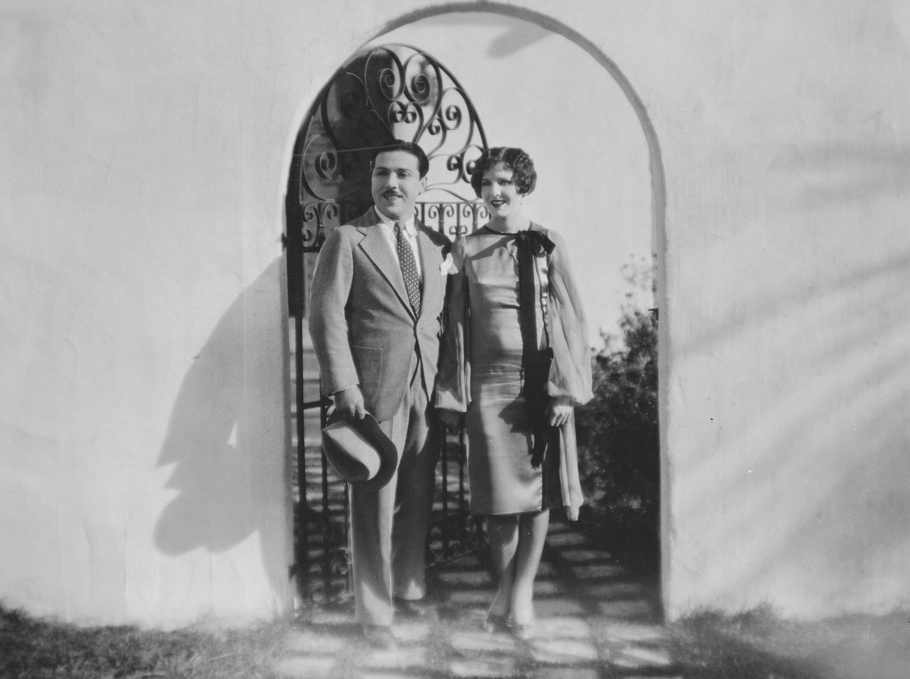 Monty Banks And Jean Arthur.