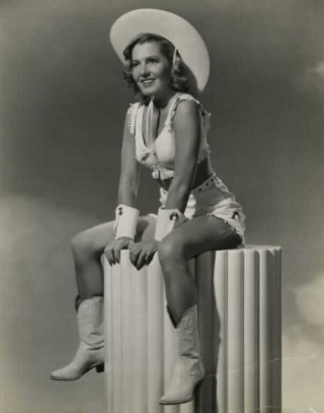 Jean Arthur In Sexy Costume.