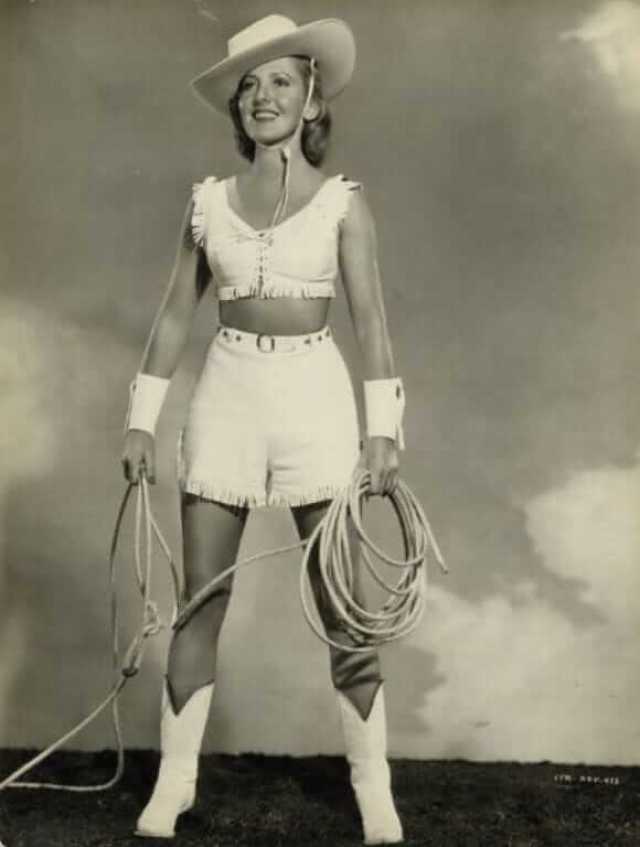 Jean Arthur In Cowgirl Costume