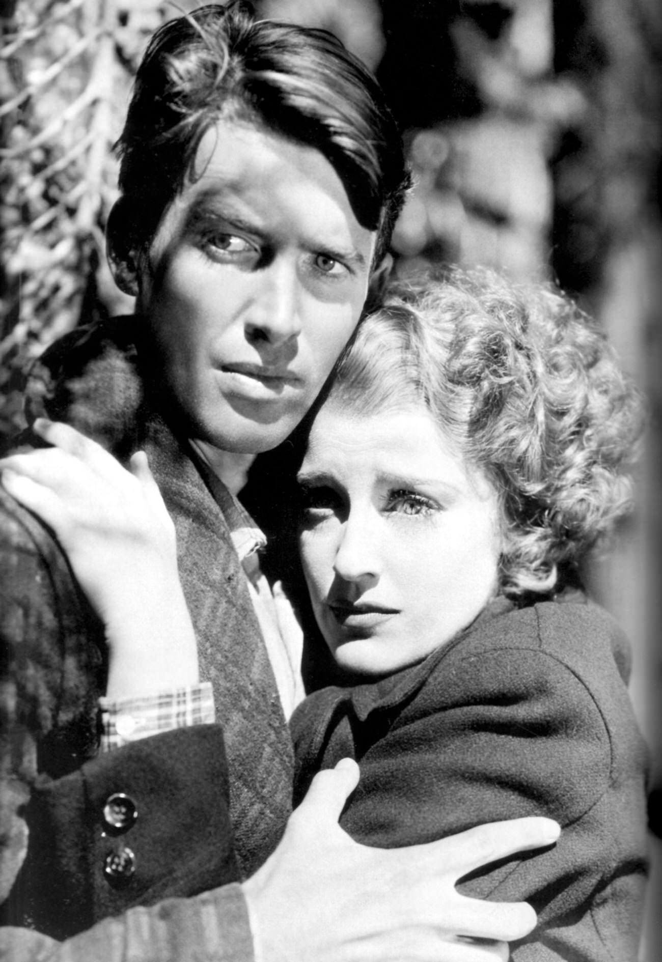 Jeanette Macdonald And James Stewart In 'Rose-Marie'.