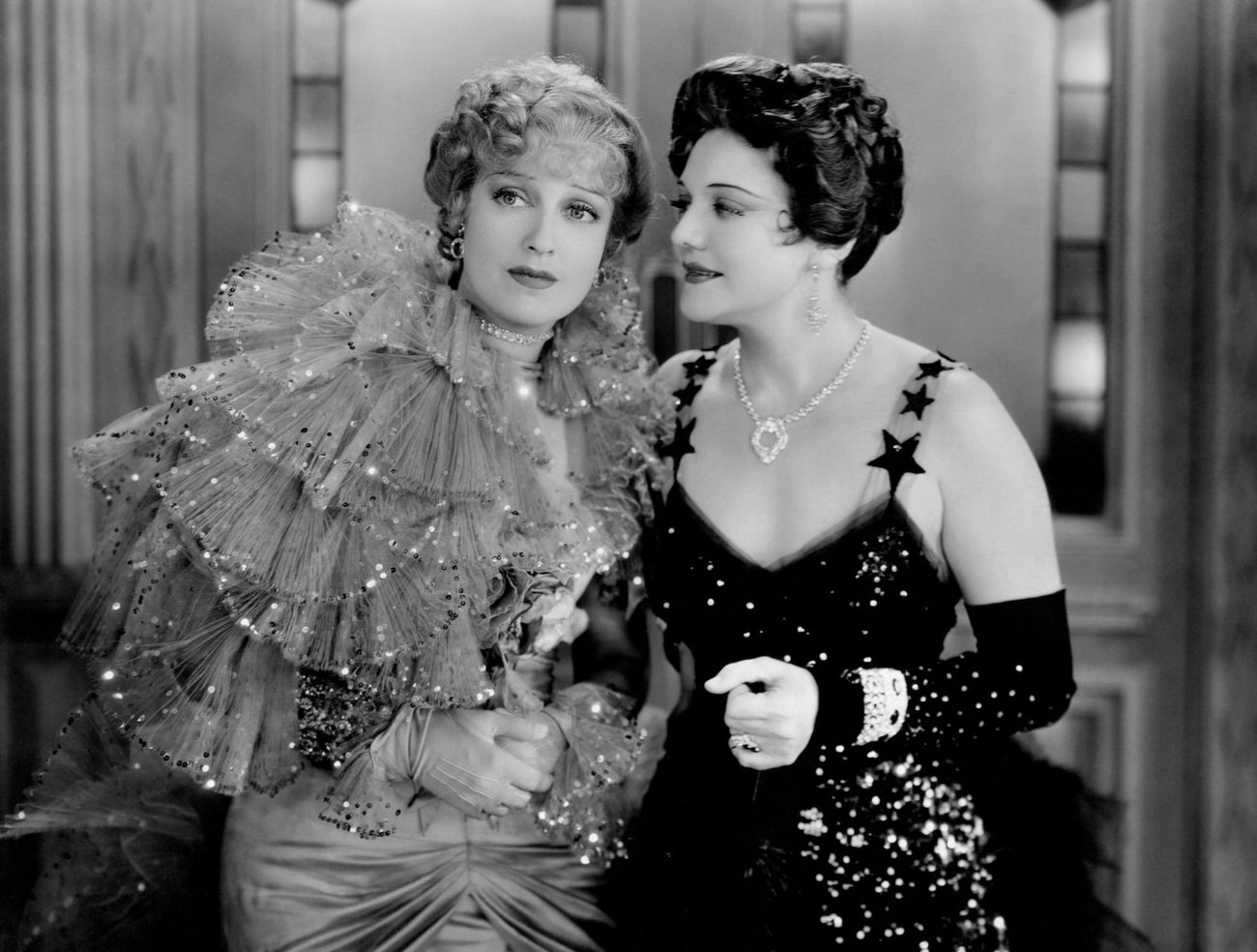 Jeanette Macdonald And Minna Gombell In 'The Merry Widow', 1934.
