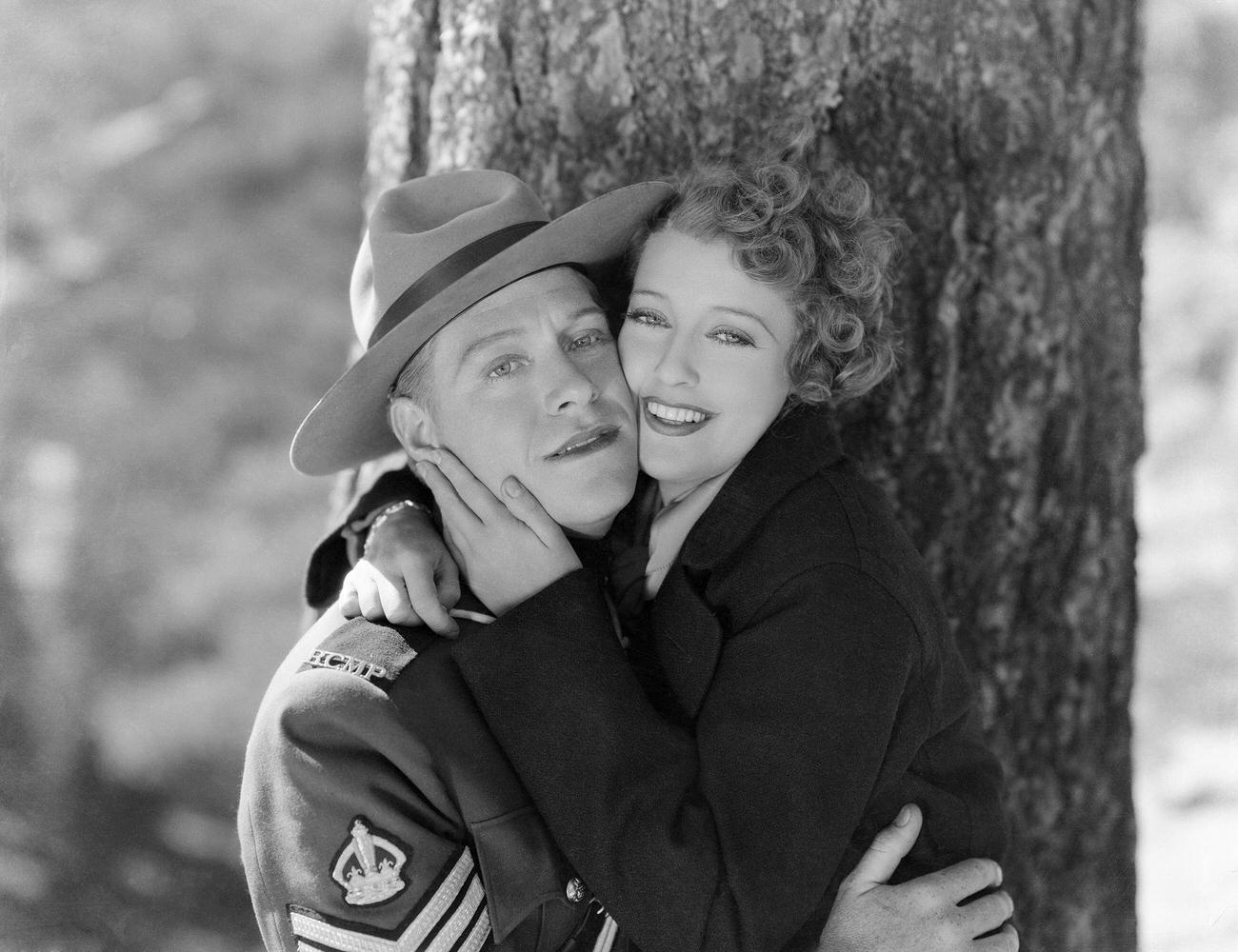 Nelson Eddy And Jeanette Macdonald In 'Rose Marie', 1936.