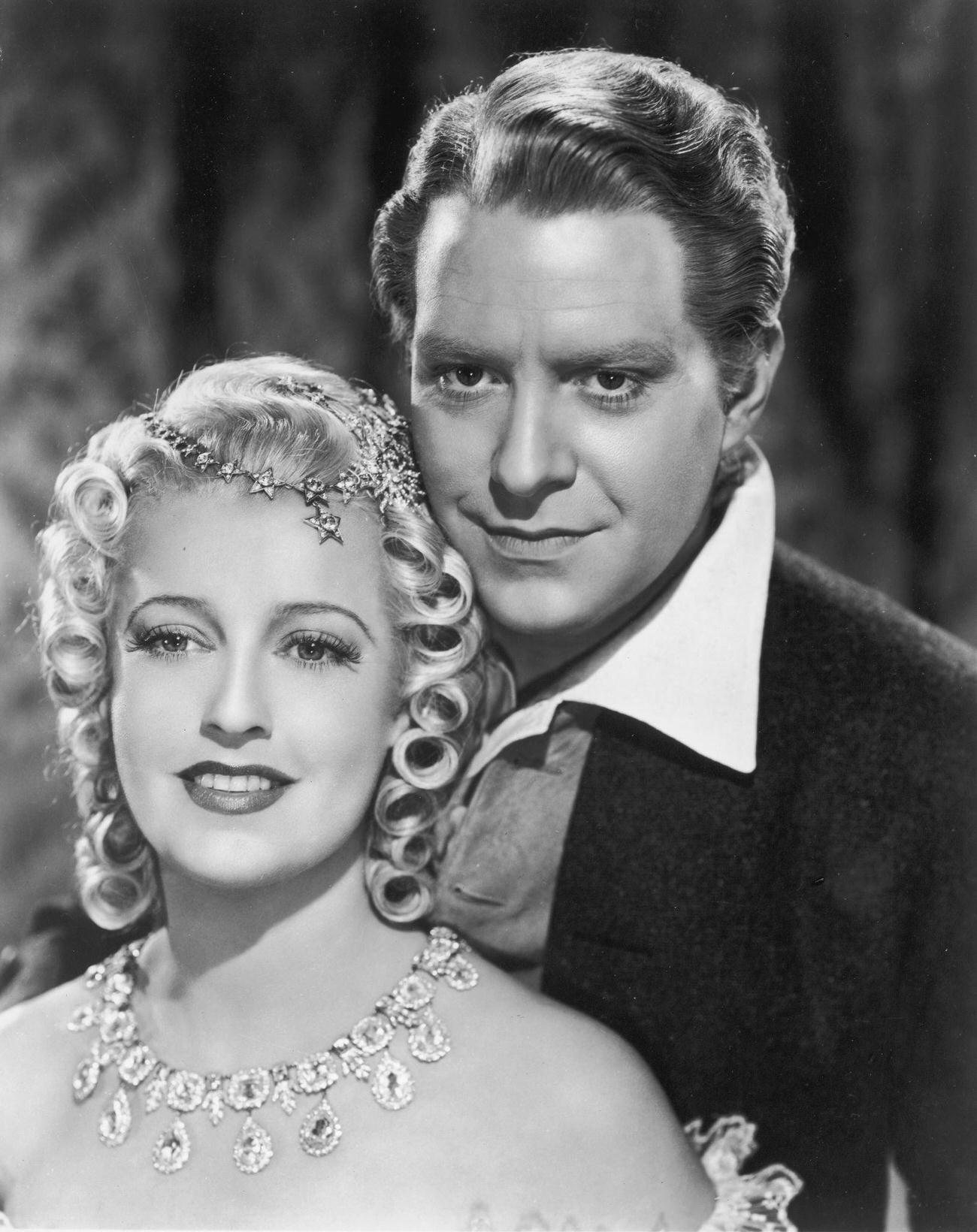 Nelson Eddy And Jeanette Macdonald In 'New Moon', 1940.